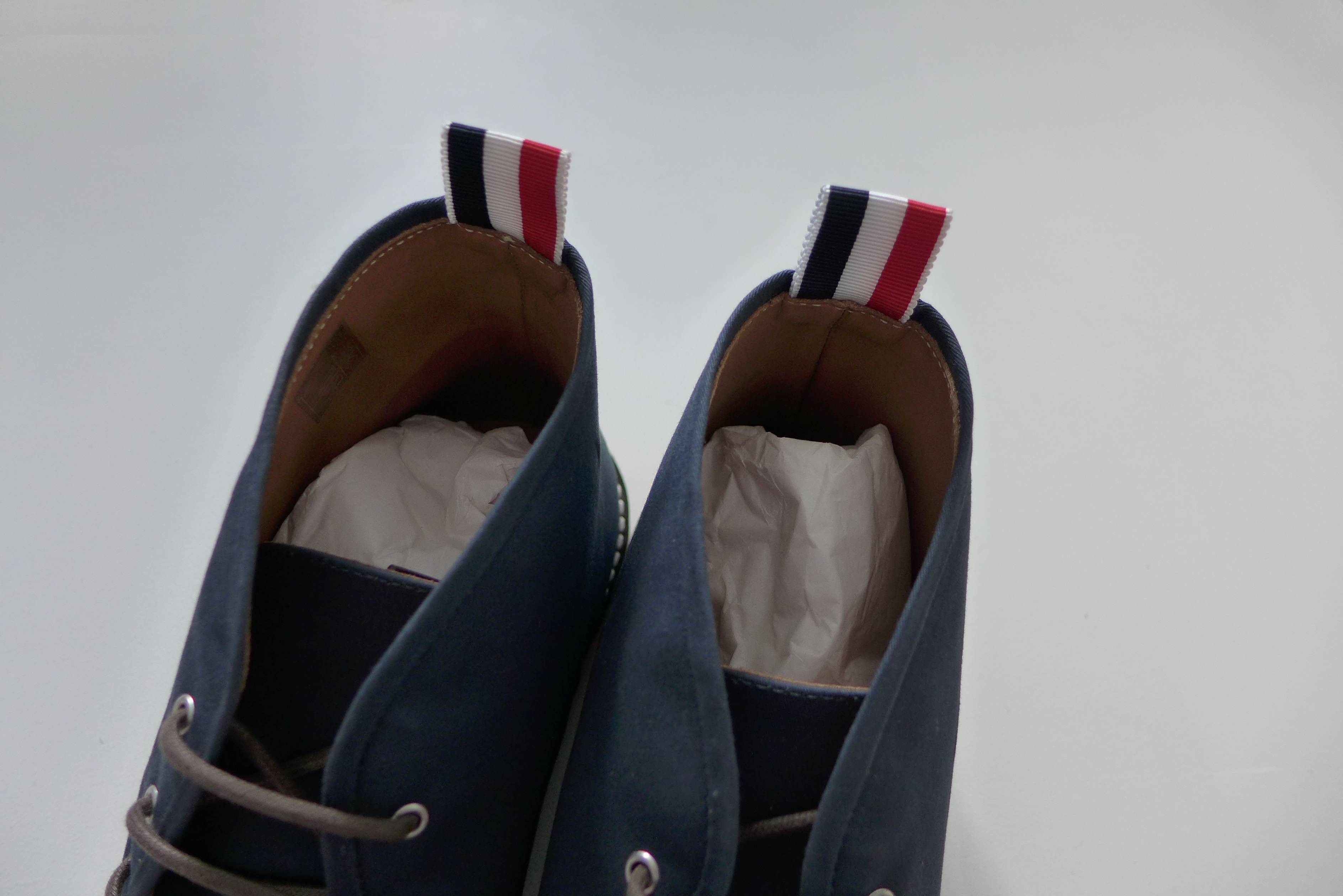 Thom Browne Thom Browne Chukka Desert Boots -- Navy Canvas Size US 11 / EU 44 - 8 Thumbnail