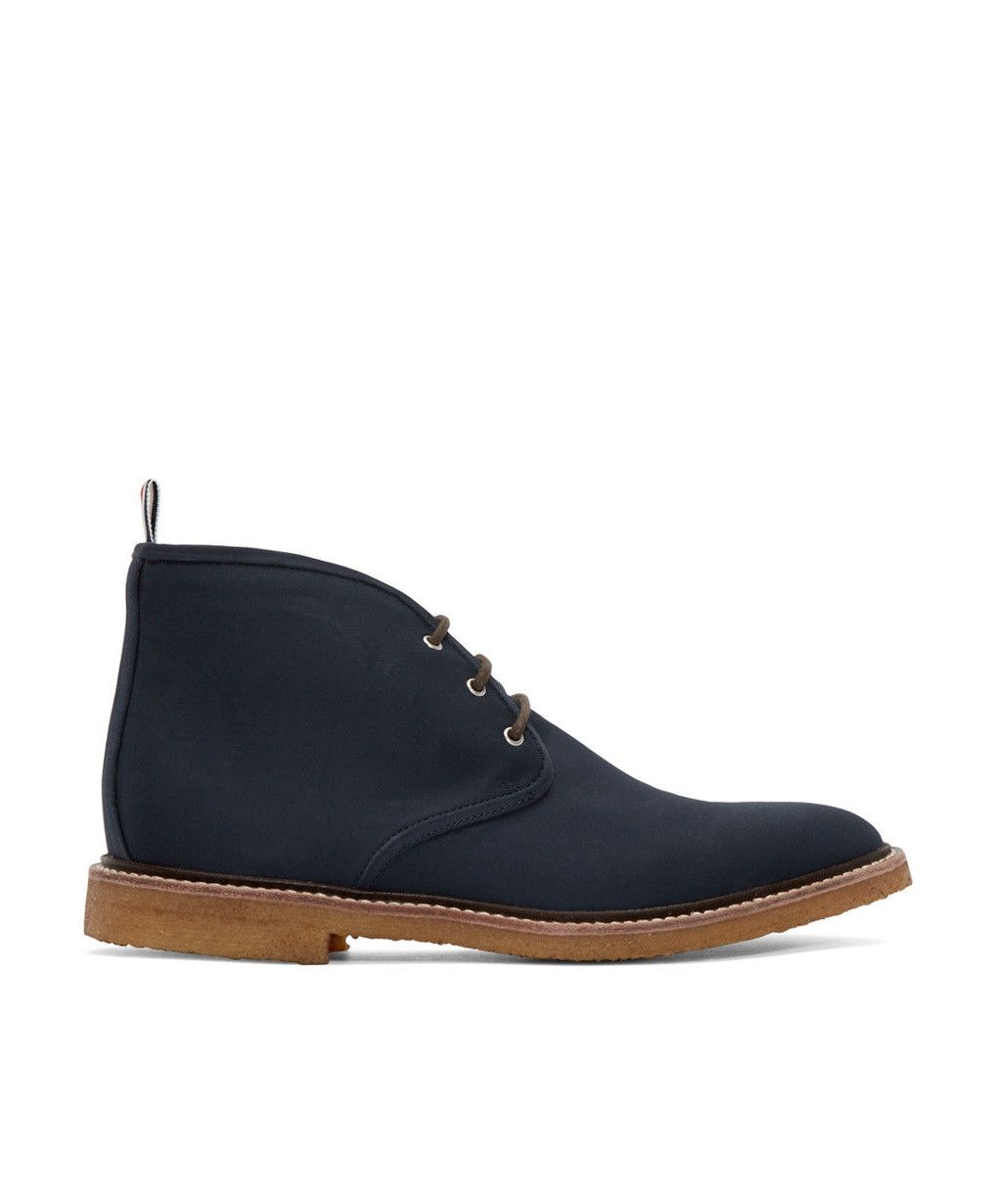 Thom Browne Thom Browne Chukka Desert Boots -- Navy Canvas Size US 11 / EU 44 - 1 Thumbnail