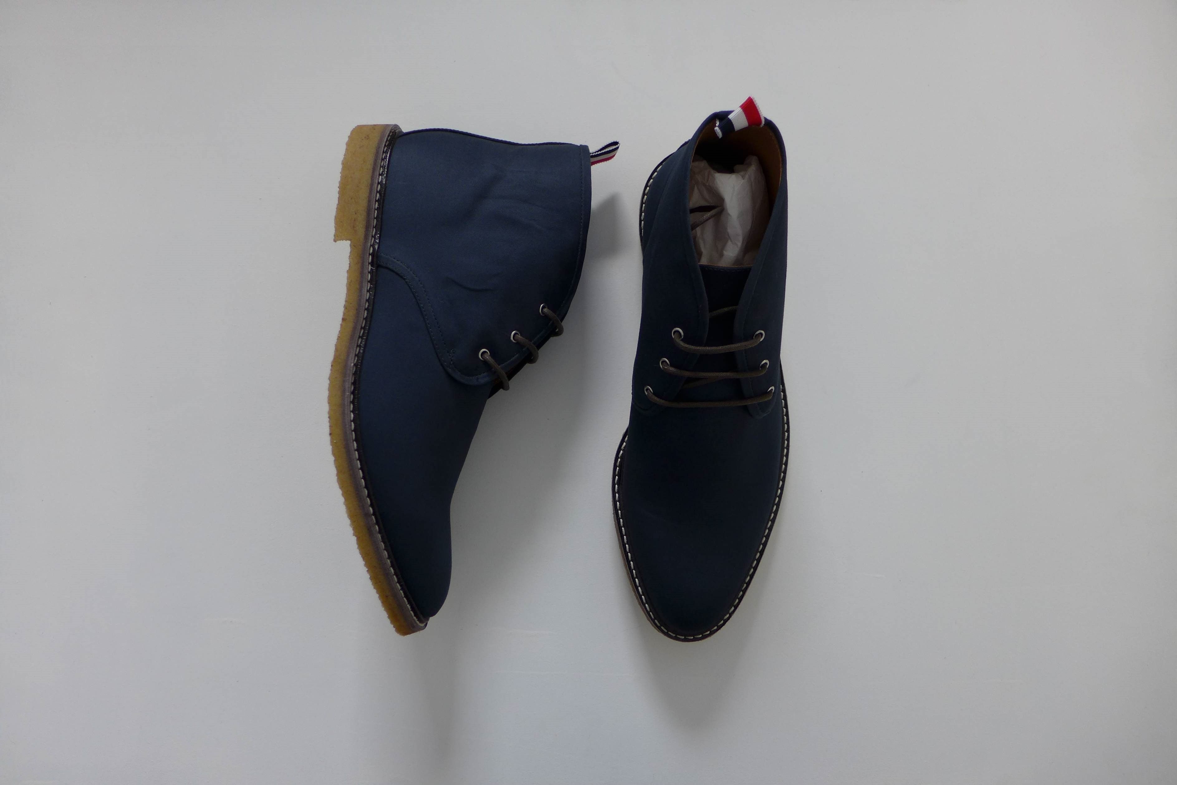 Thom Browne Thom Browne Chukka Desert Boots -- Navy Canvas Size US 11 / EU 44 - 5 Thumbnail