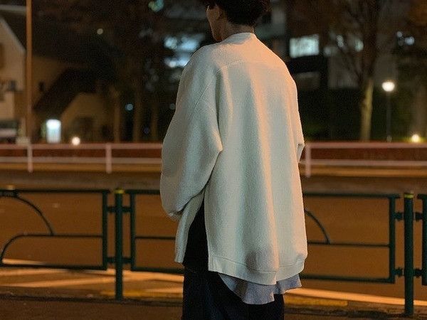 Maison Margiela Margiela FW17 Oversized Sweatshirt - Black Wool Fleece Size US XL / EU 56 / 4 - 16 Thumbnail