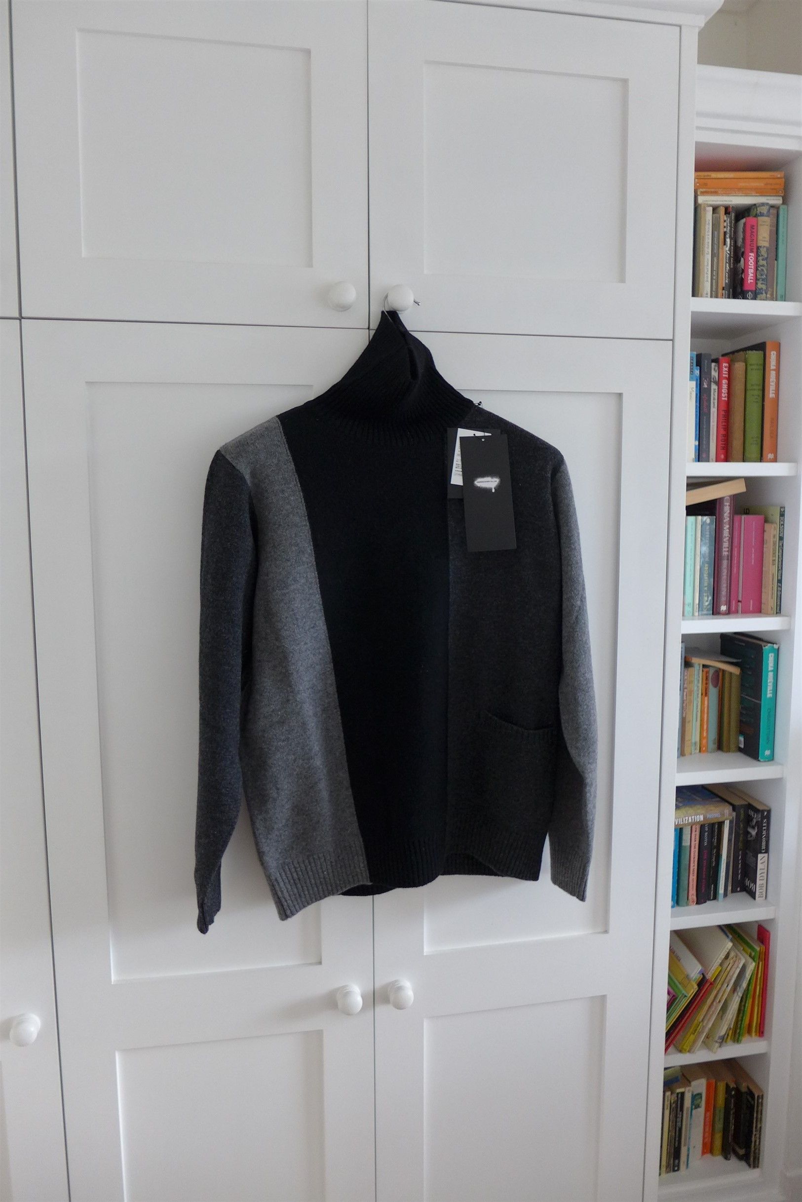 Jun Takahashi Undercover FW20 Panelled Roll Neck Wool Sweater Size US M / EU 48-50 / 2 - 4 Thumbnail