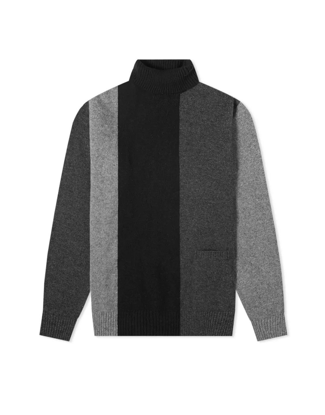Jun Takahashi Undercover FW20 Panelled Roll Neck Wool Sweater Size US M / EU 48-50 / 2 - 3 Thumbnail