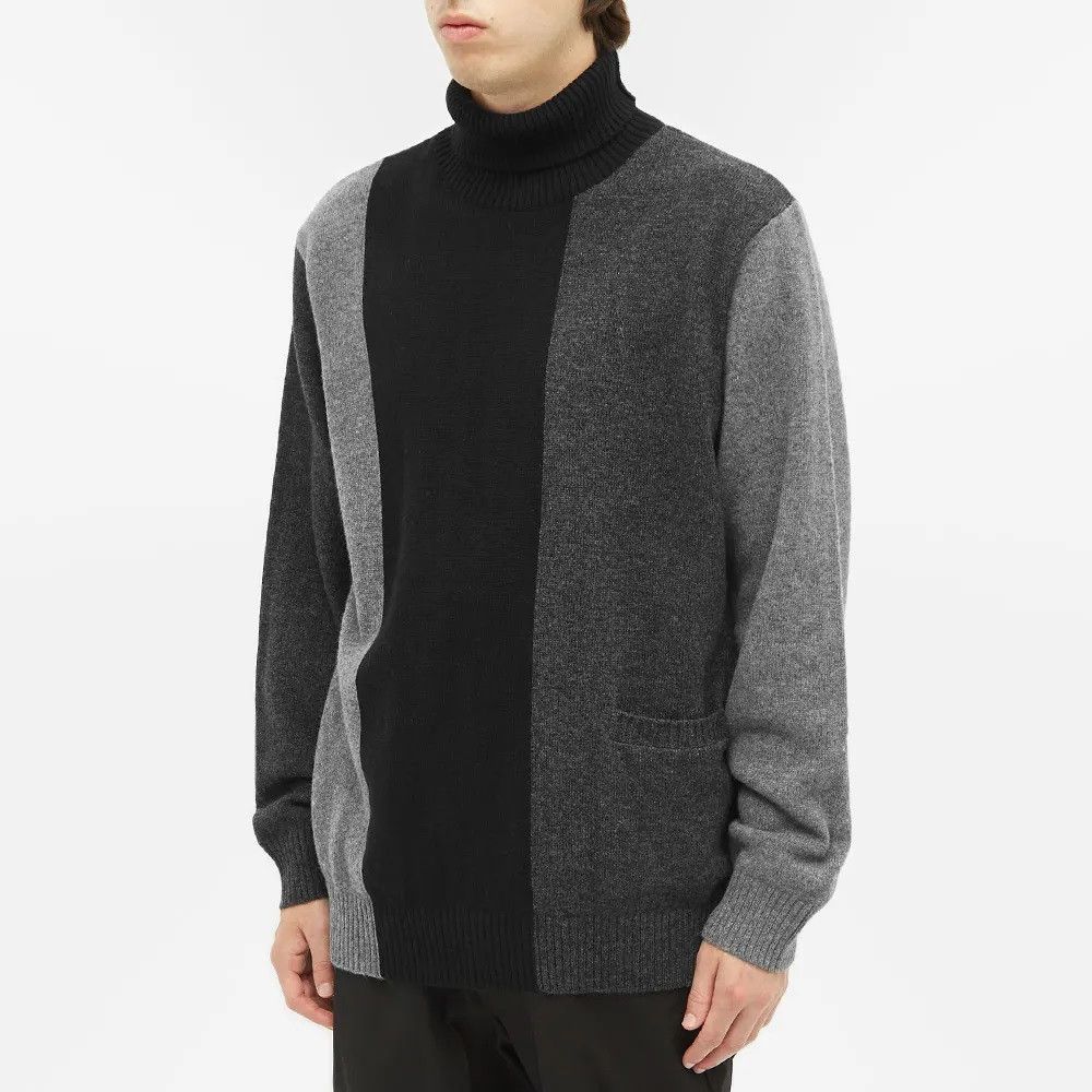Undercover FW20 Panelled Roll Neck Wool Sweater