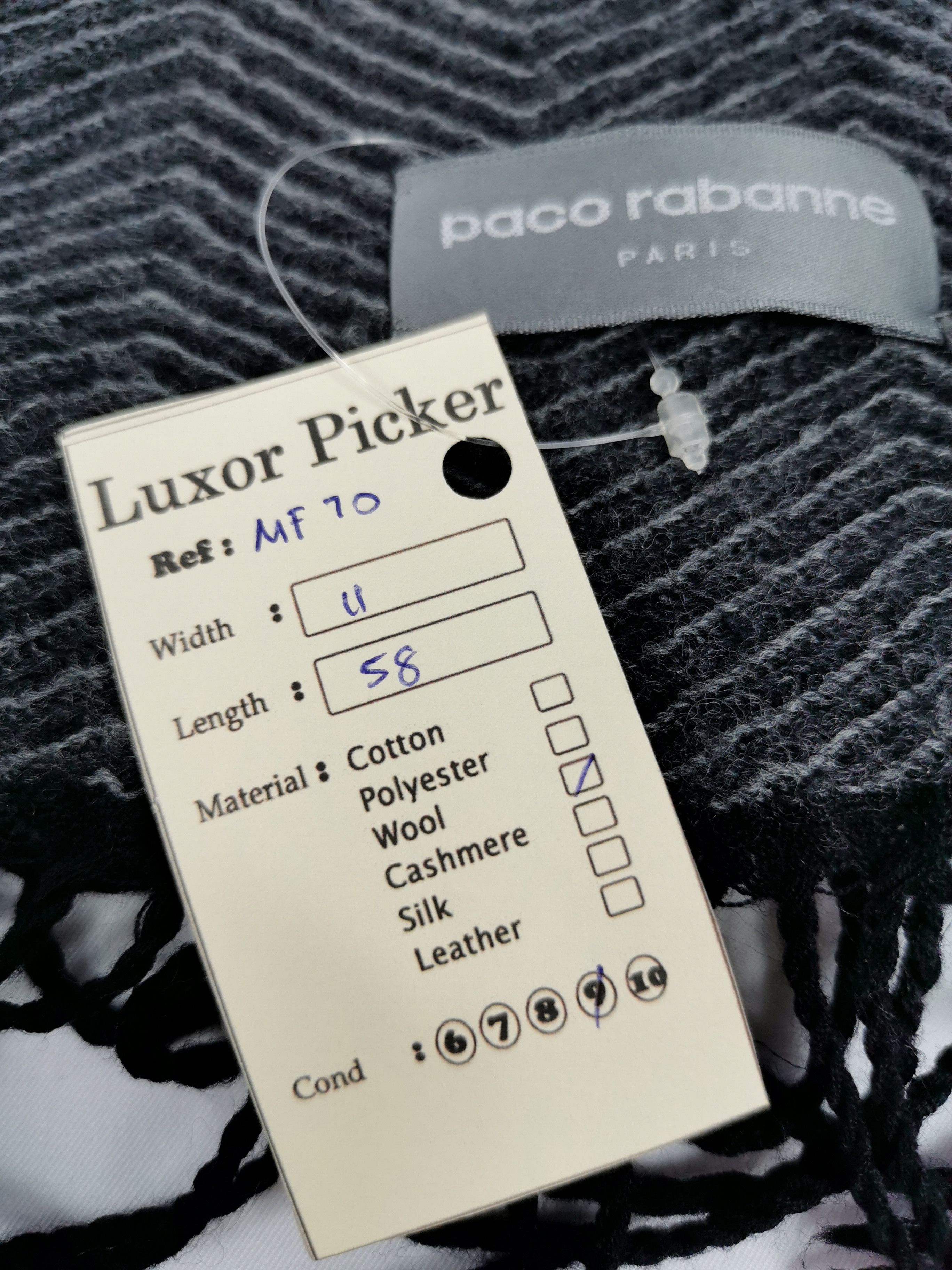 Vintage Paco rabanne scarf muffler Size ONE SIZE - 4 Thumbnail