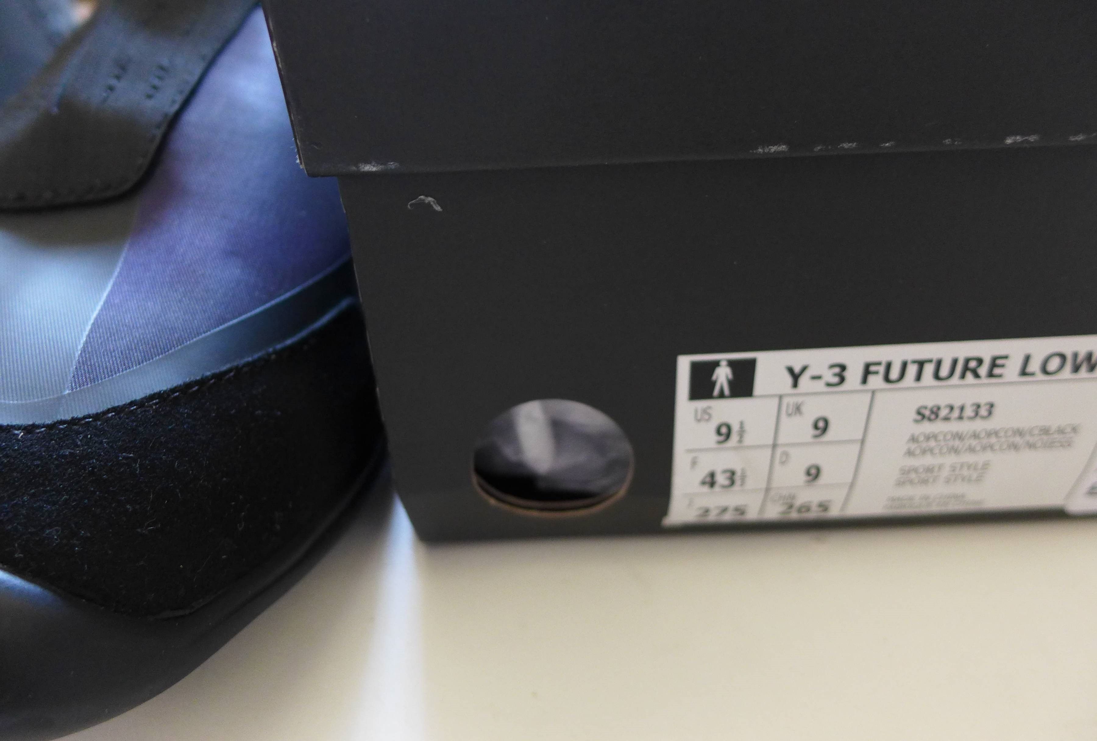 Y-3 Y-3 Yohji Future Low Sneakers - AOP/Black Size US 9.5 / EU 42-43 - 15 Thumbnail