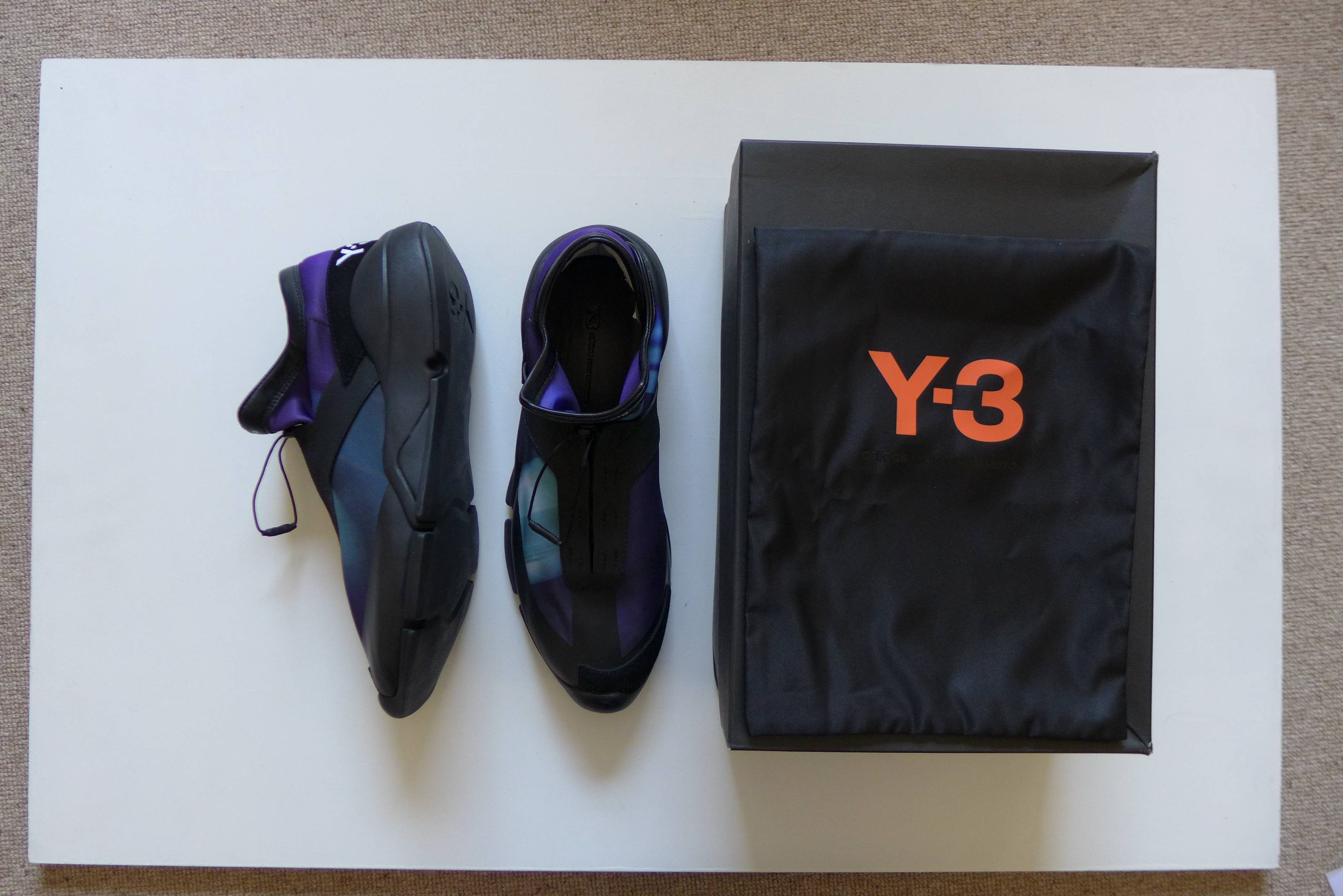 Y-3 Y-3 Yohji Future Low Sneakers - AOP/Black Size US 9.5 / EU 42-43 - 14 Thumbnail