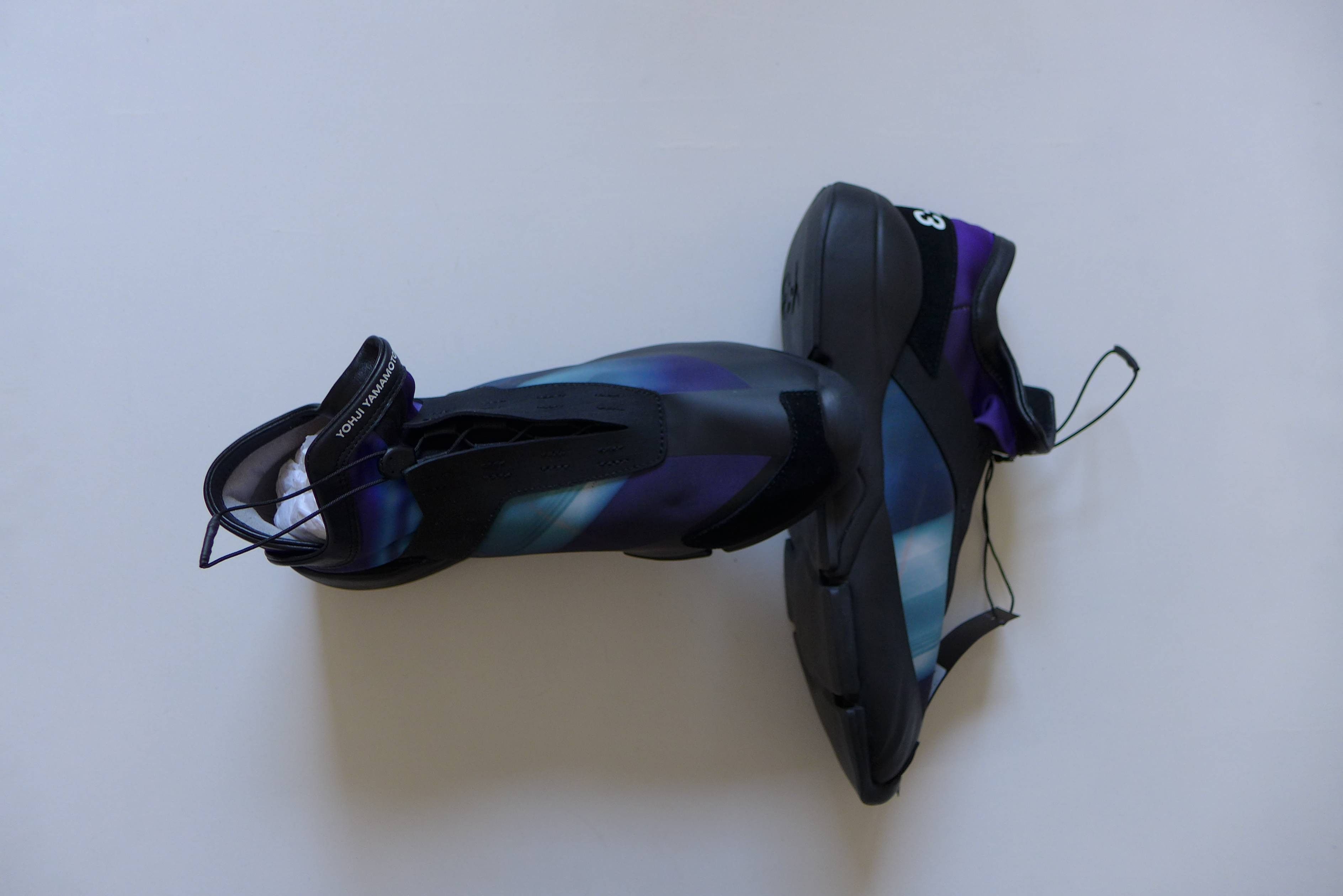 Y-3 Y-3 Yohji Future Low Sneakers - AOP/Black Size US 10.5 / EU 43-44 - 11 Thumbnail
