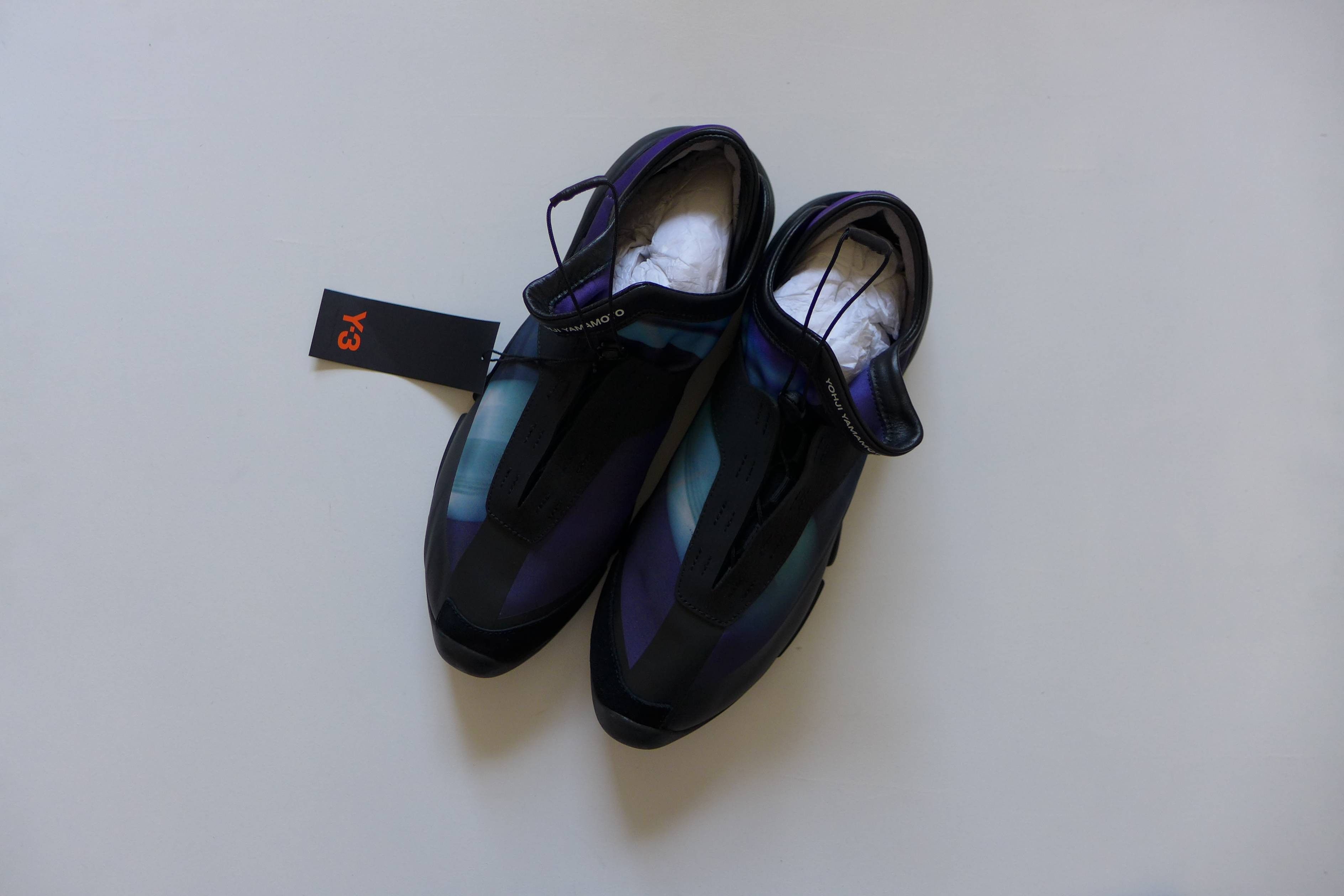 Y-3 Y-3 Yohji Future Low Sneakers - AOP/Black Size US 10.5 / EU 43-44 - 8 Thumbnail