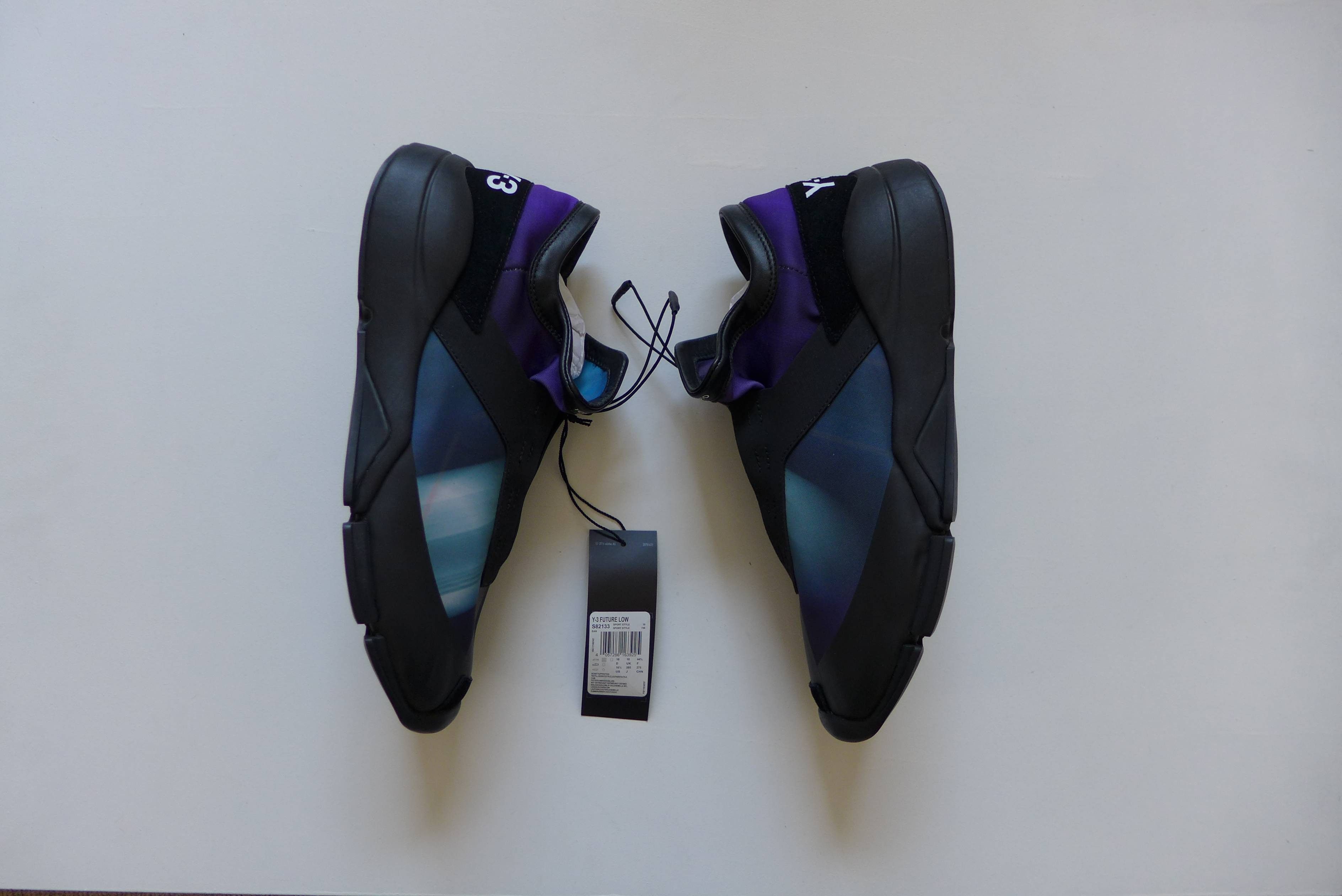Y-3 Y-3 Yohji Future Low Sneakers - AOP/Black Size US 10.5 / EU 43-44 - 10 Thumbnail