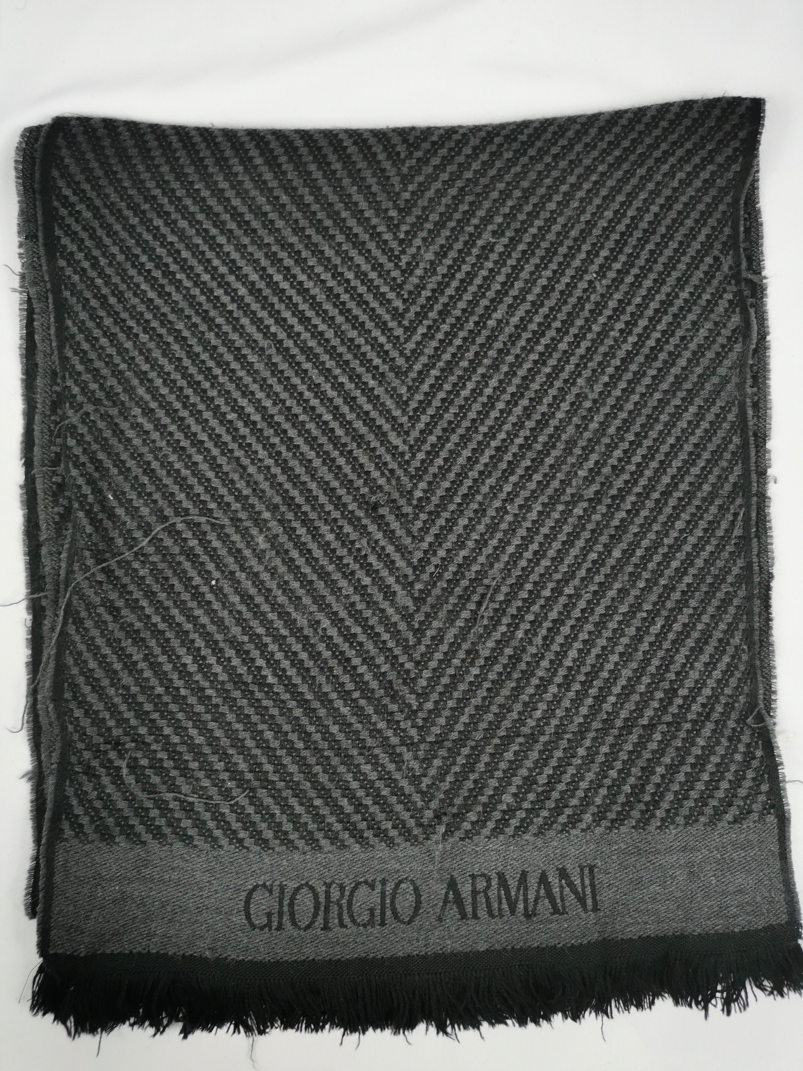 Vintage Giorgio armani scarf muffler Size ONE SIZE - 2 Thumbnail
