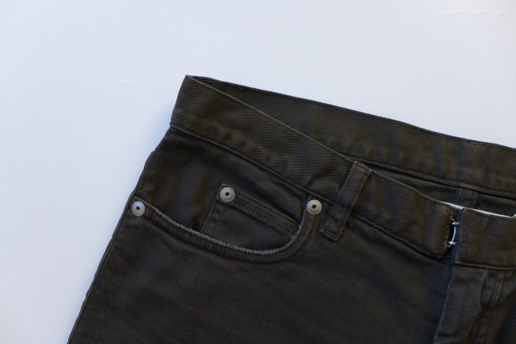 Maison Margiela Margiela FW16 Dark Green Denim Jeans Size US 30 / EU 46 - 5 Thumbnail