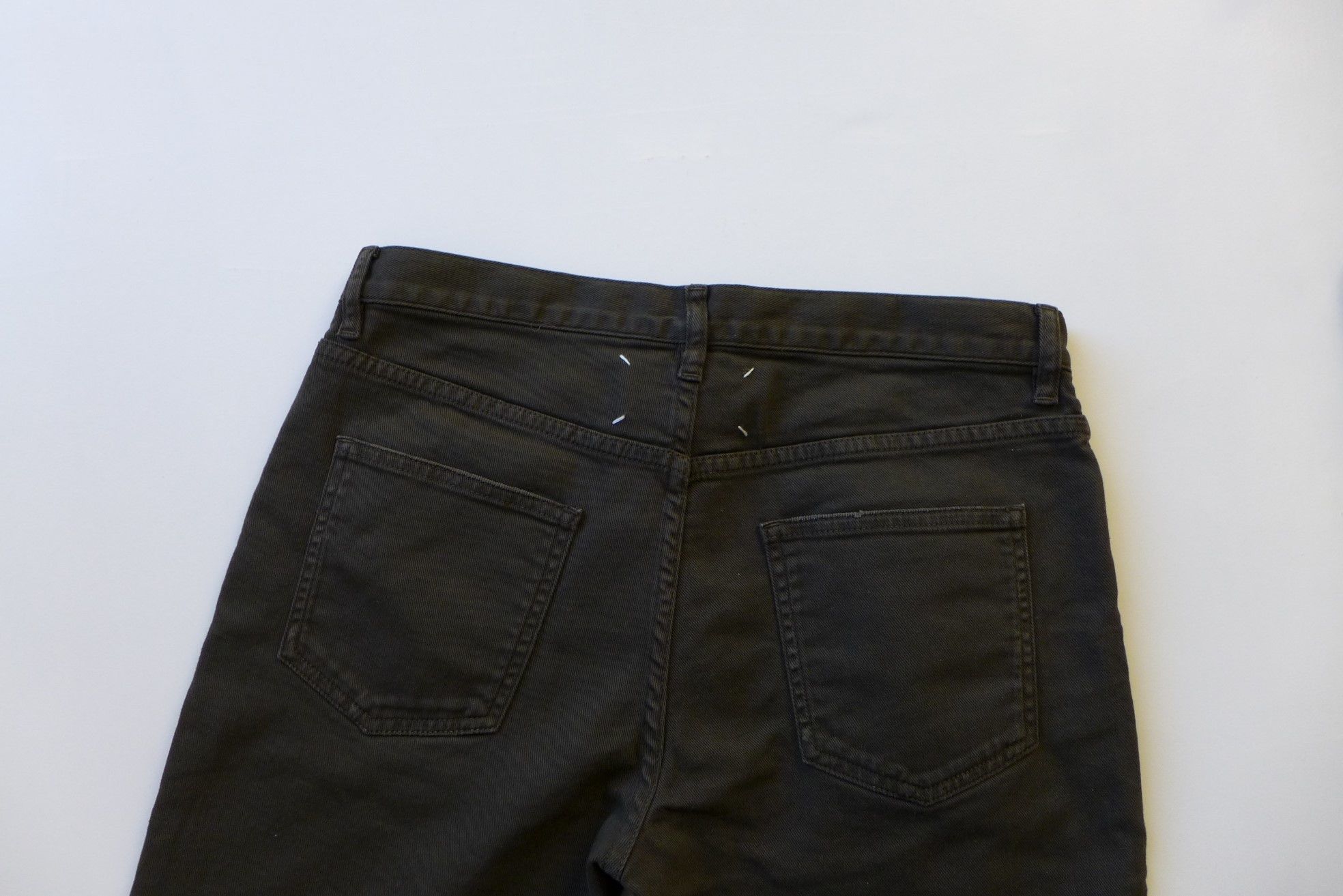 Maison Margiela Margiela FW16 Dark Green Denim Jeans Size US 30 / EU 46 - 4 Thumbnail