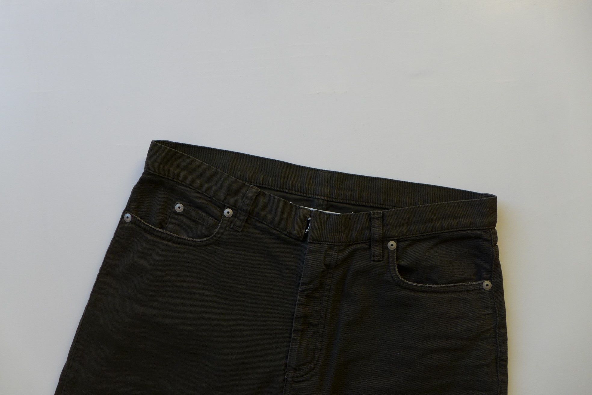 Maison Margiela Margiela FW16 Dark Green Denim Jeans Size US 30 / EU 46 - 3 Thumbnail