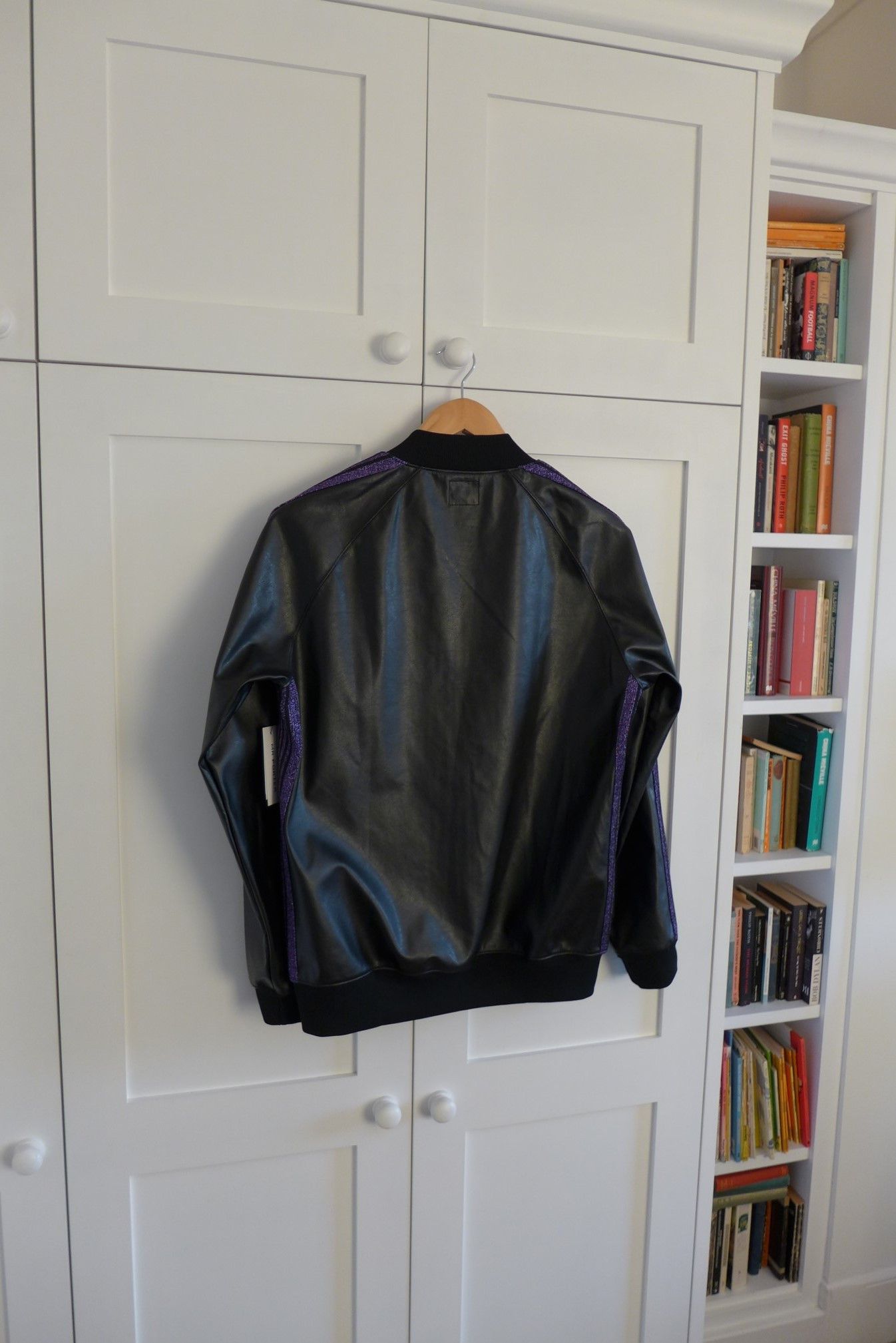 Needles Needles Track Jacket - Black Synthetic Leather Size US M / EU 48-50 / 2 - 8 Thumbnail