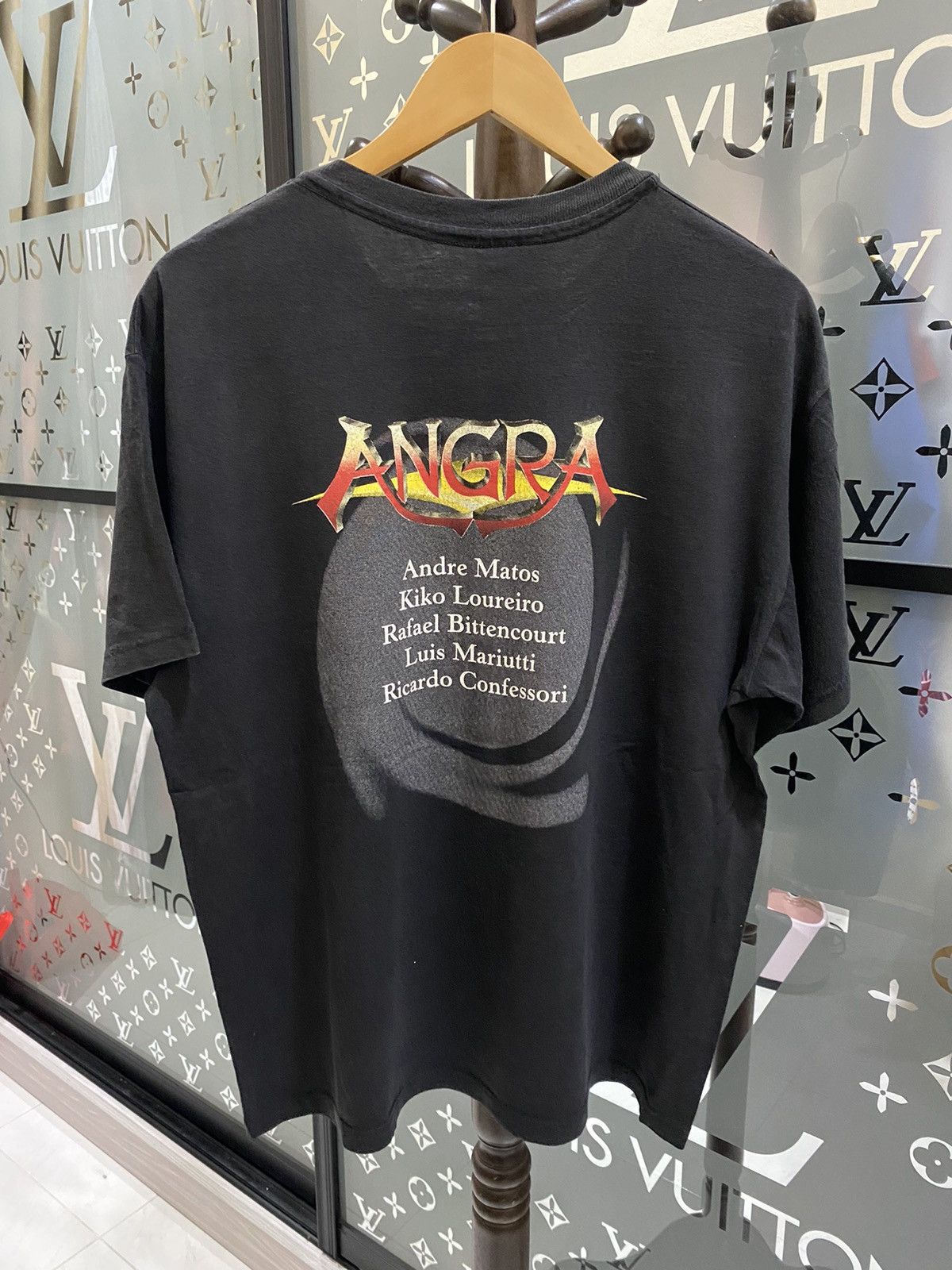 Band Tees × Vintage Vintage 90’s Angra- Angels Cry Album T-Shirt Size US L / EU 52-54 / 3 - 2 Thumbnail