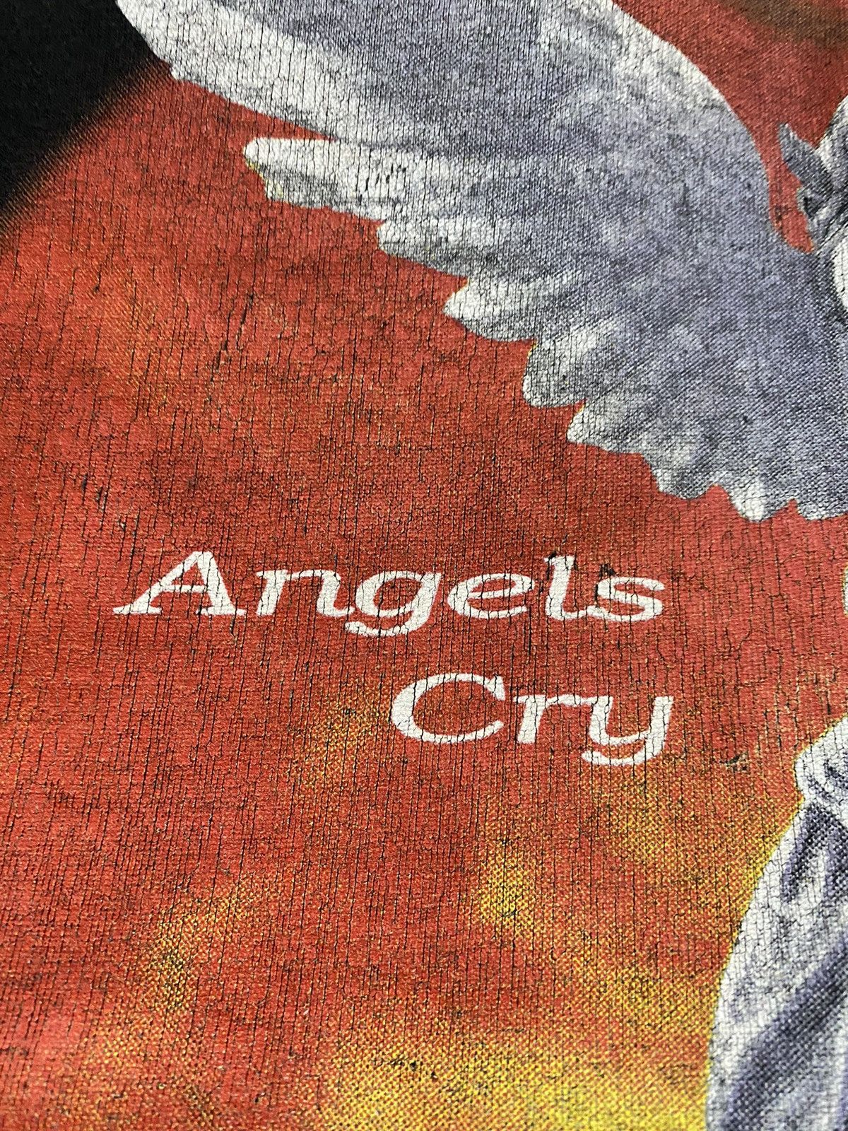 Band Tees × Vintage Vintage 90’s Angra- Angels Cry Album T-Shirt Size US L / EU 52-54 / 3 - 4 Thumbnail