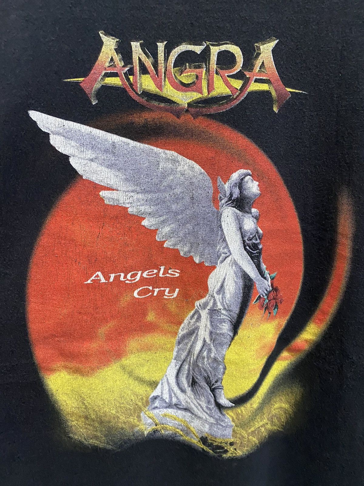 Band Tees × Vintage Vintage 90’s Angra- Angels Cry Album T-Shirt Size US L / EU 52-54 / 3 - 3 Thumbnail