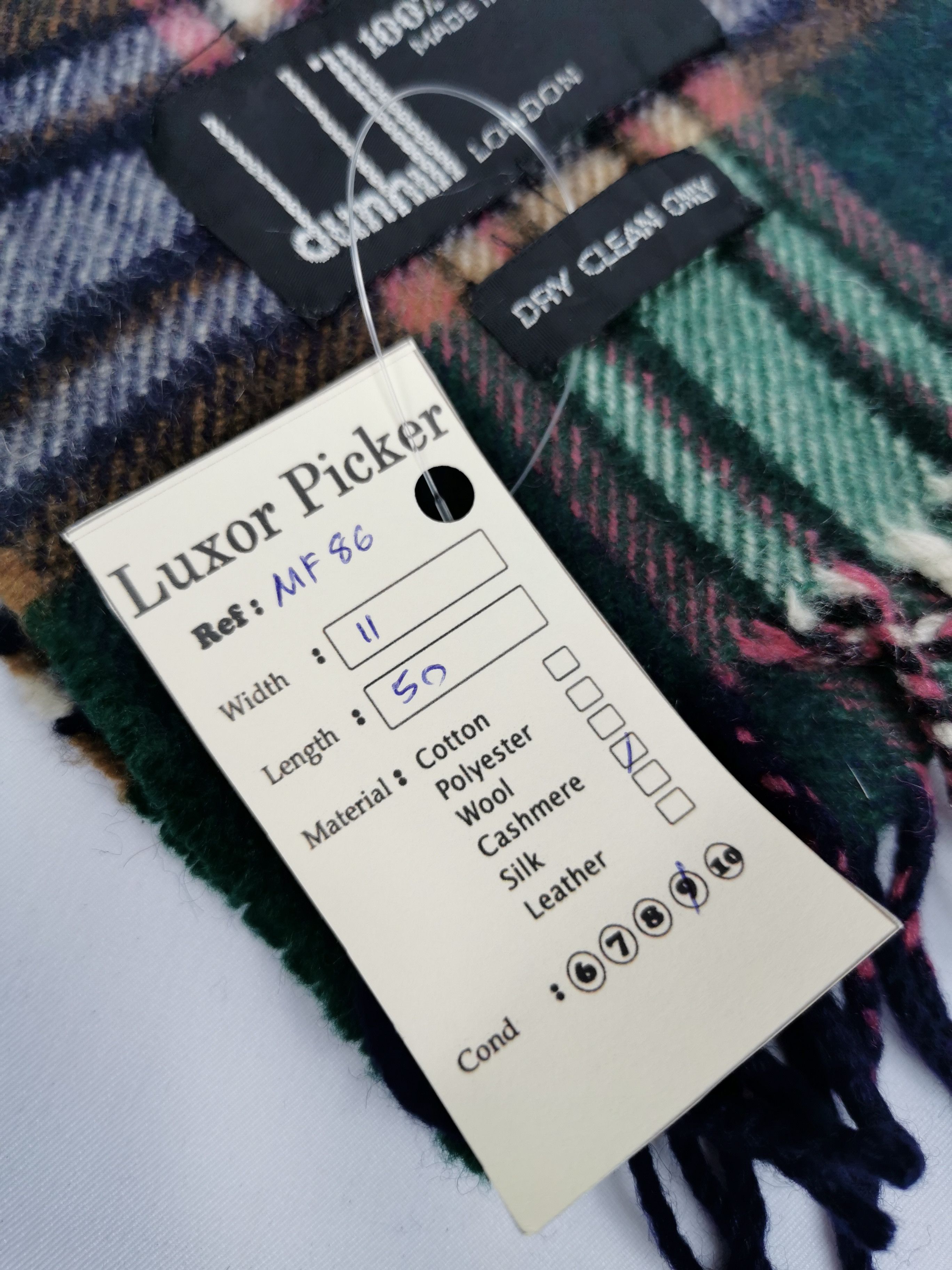 Vintage Dunhill scarf muffler Size ONE SIZE - 5 Thumbnail