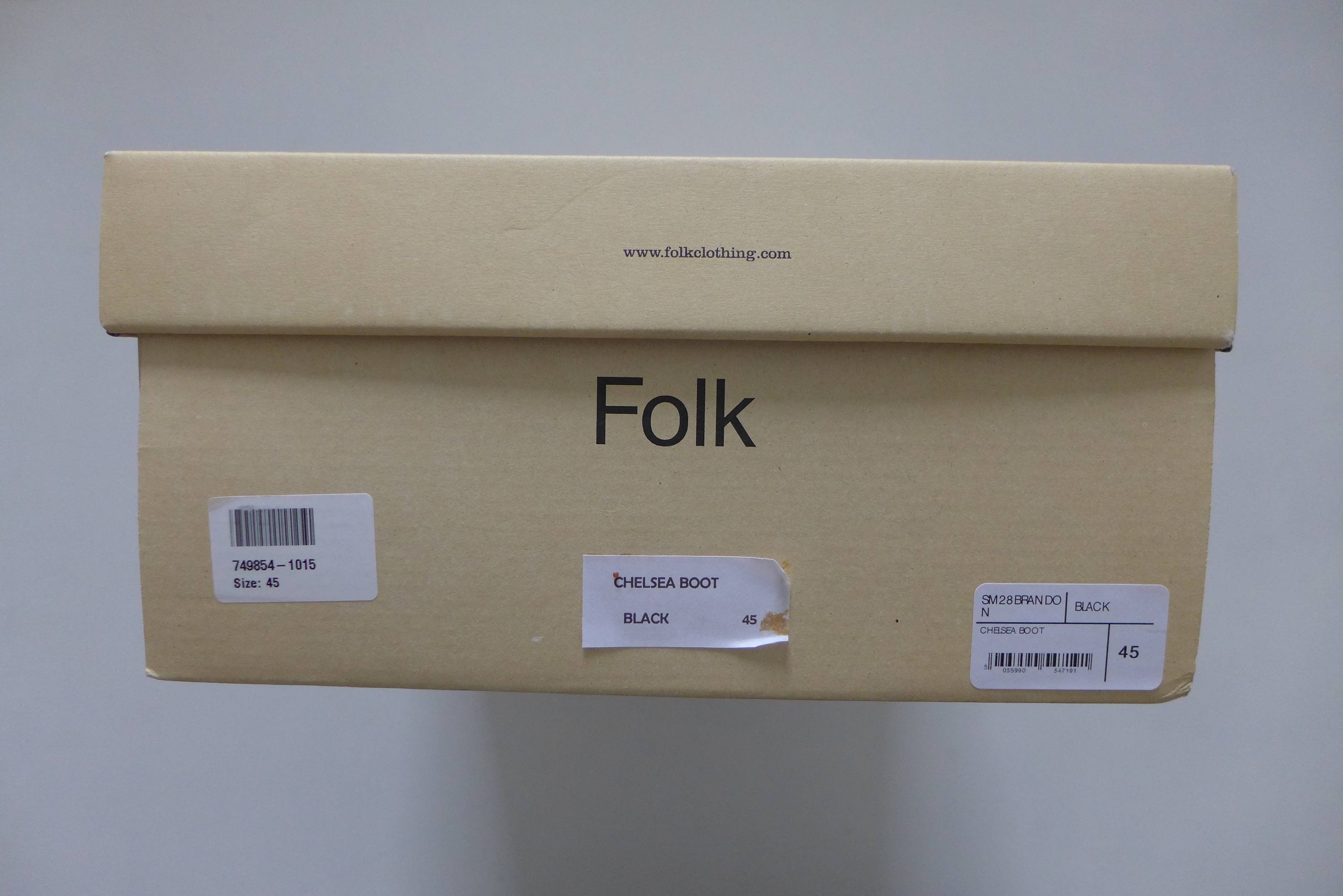 Folk Folk Brandon Chelsea Boots - Black Suede Size US 12 / EU 45 - 11 Thumbnail