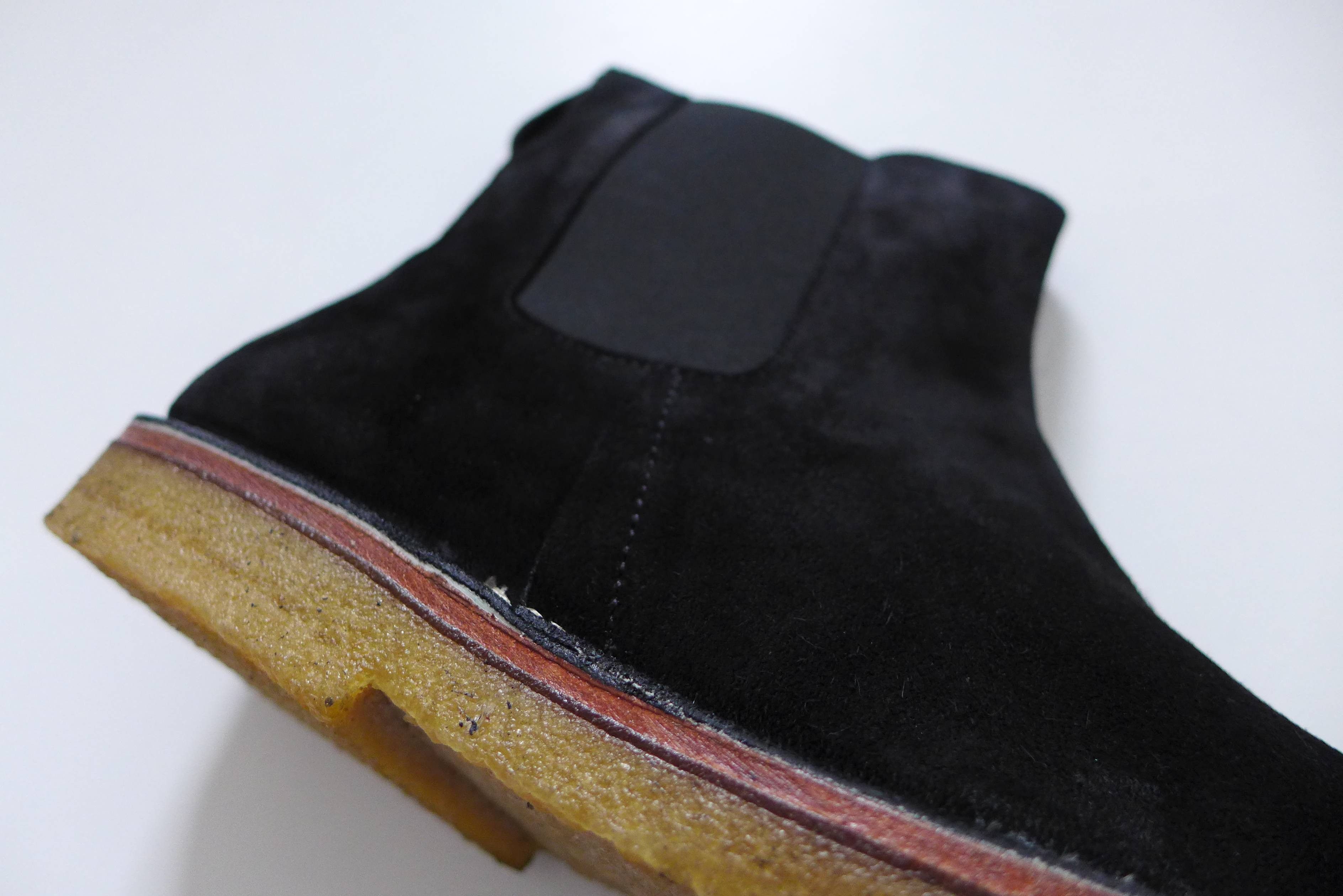 Folk Folk Brandon Chelsea Boots - Black Suede Size US 12 / EU 45 - 8 Thumbnail