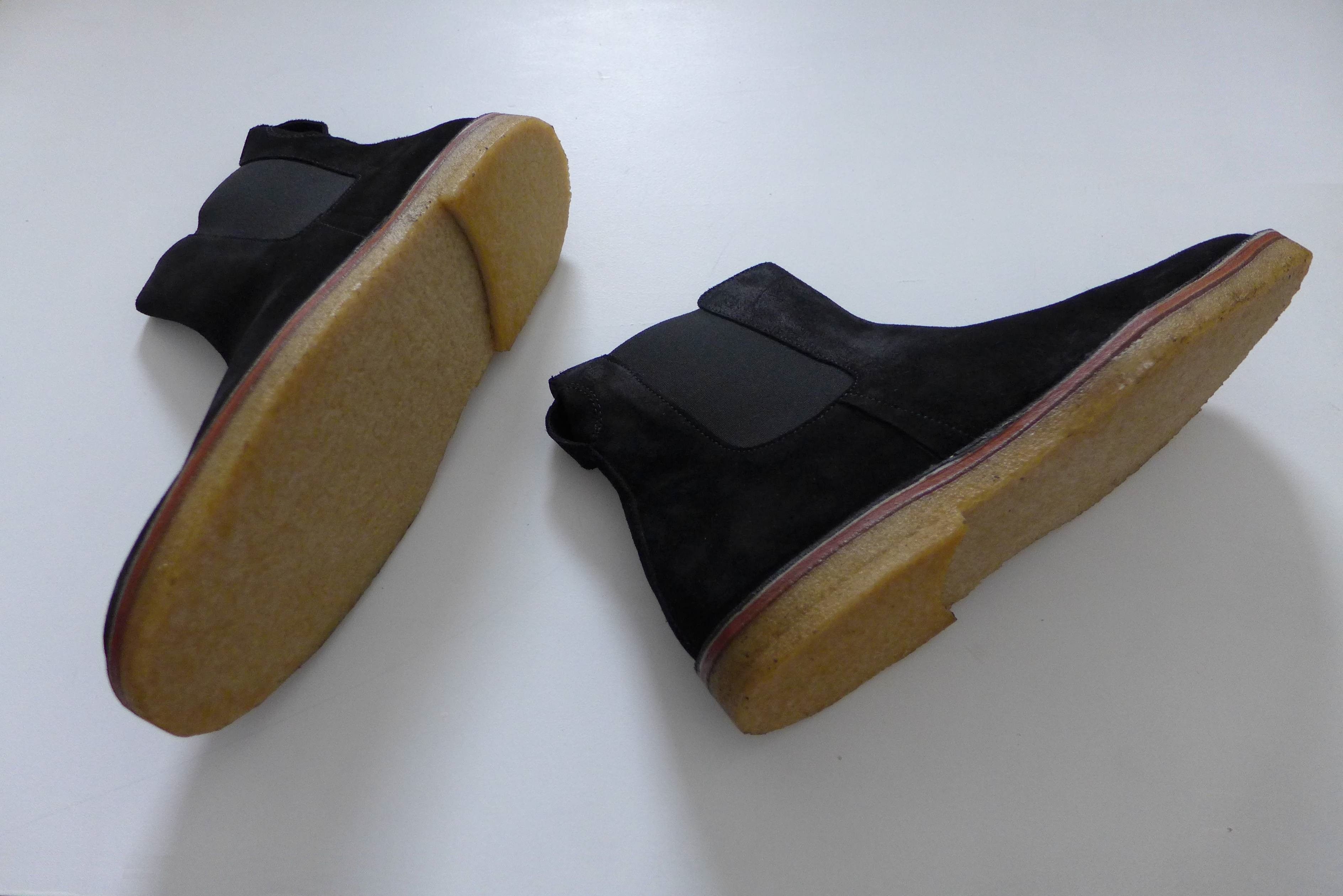 Folk Folk Brandon Chelsea Boots - Black Suede Size US 12 / EU 45 - 3 Thumbnail