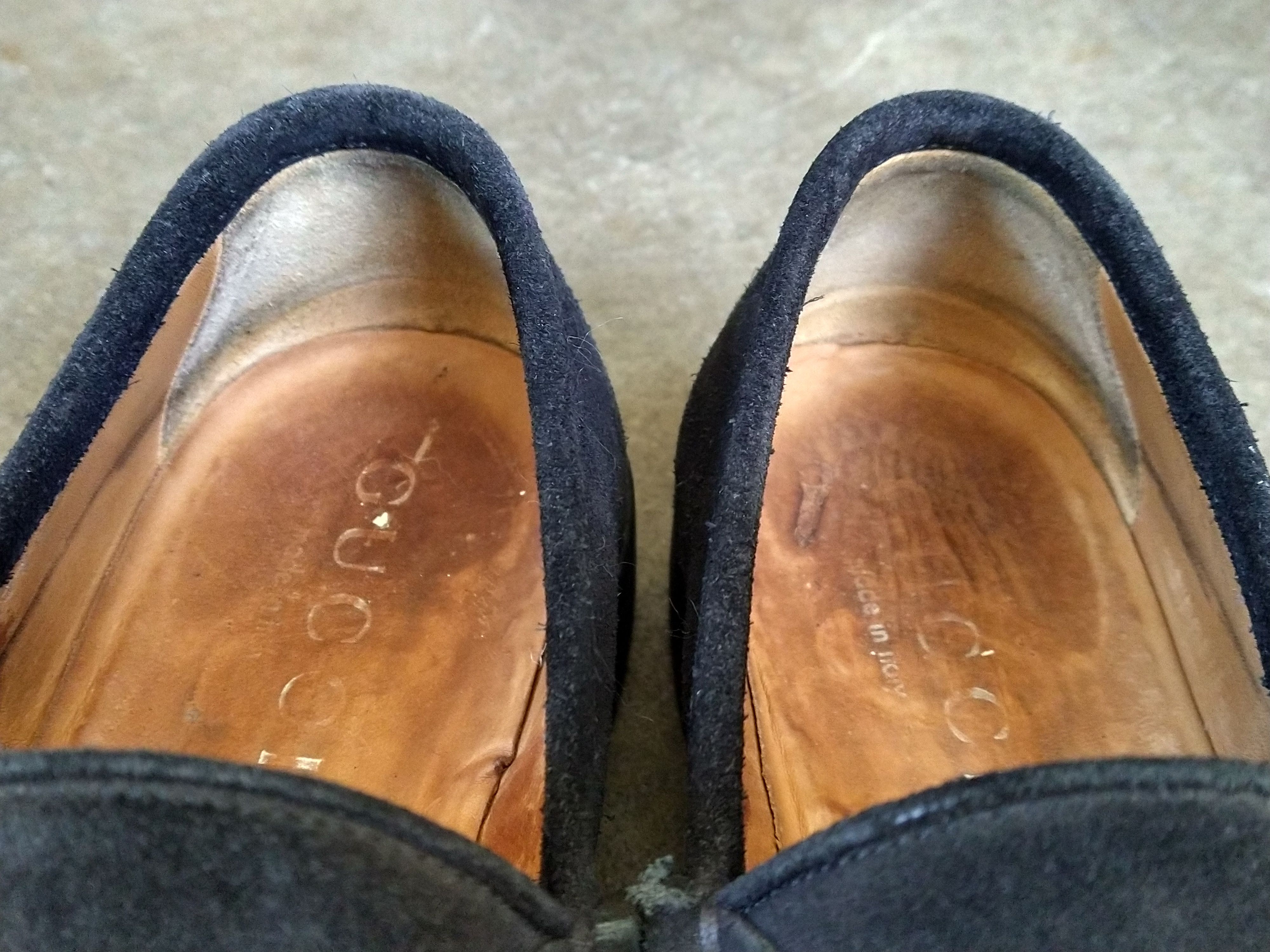 Gucci Gucci Horsebit Loafers 7.5 Black Suede Chunky Buckle Size US 7.5 / EU 40-41 - 6 Thumbnail