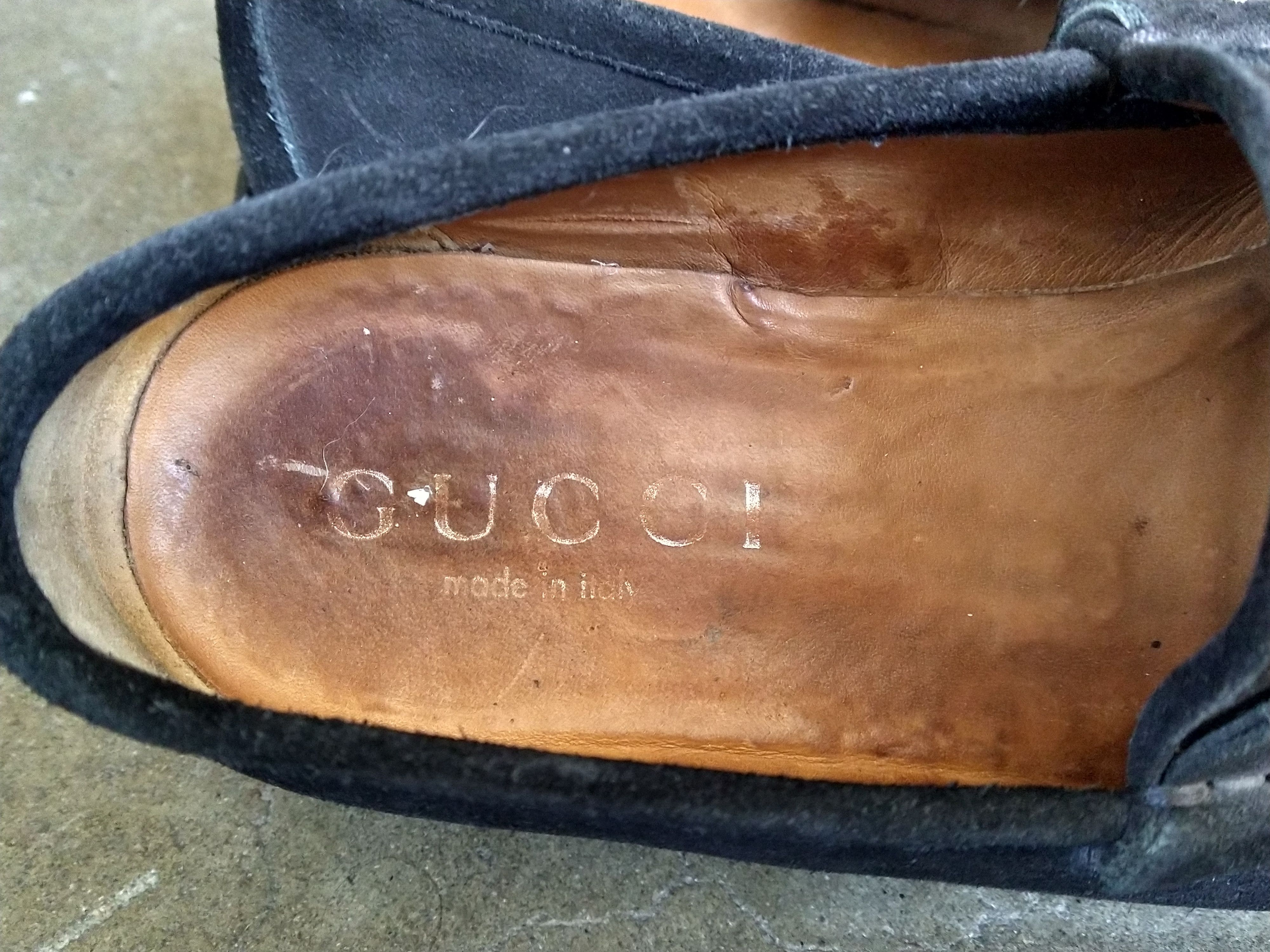 Gucci Gucci Horsebit Loafers 7.5 Black Suede Chunky Buckle Size US 7.5 / EU 40-41 - 7 Thumbnail