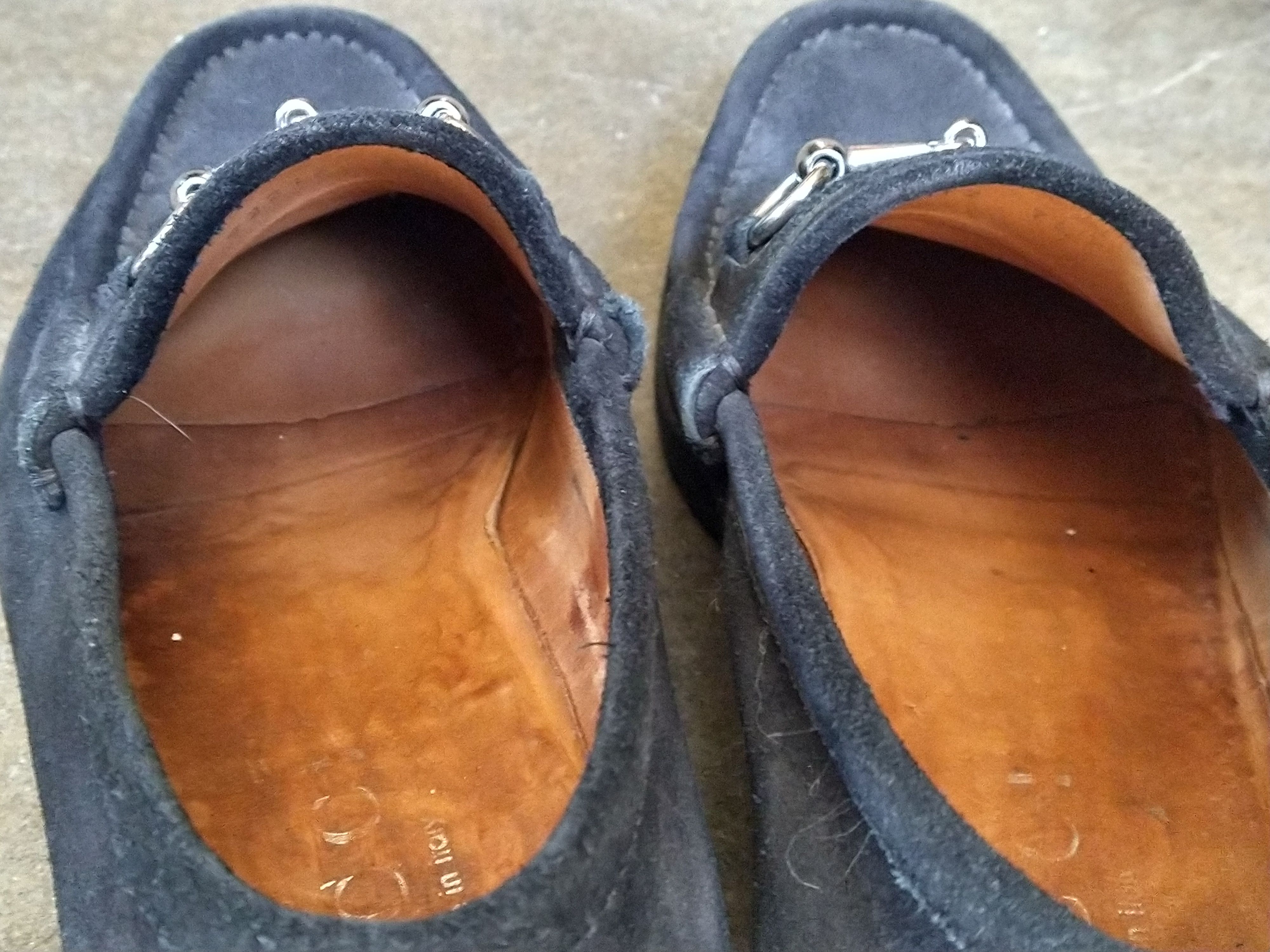 Gucci Gucci Horsebit Loafers 7.5 Black Suede Chunky Buckle Size US 7.5 / EU 40-41 - 8 Thumbnail