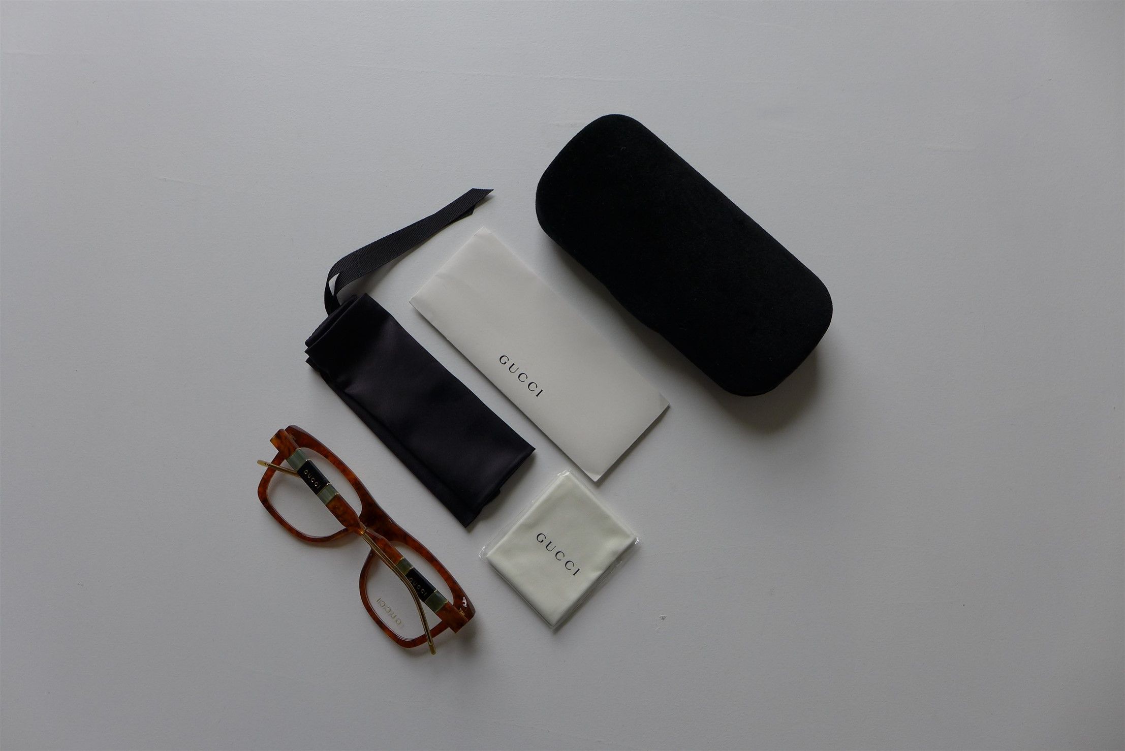 Gucci Gucci Square Frame Glasses - Havana Acetate Size ONE SIZE - 2 Thumbnail