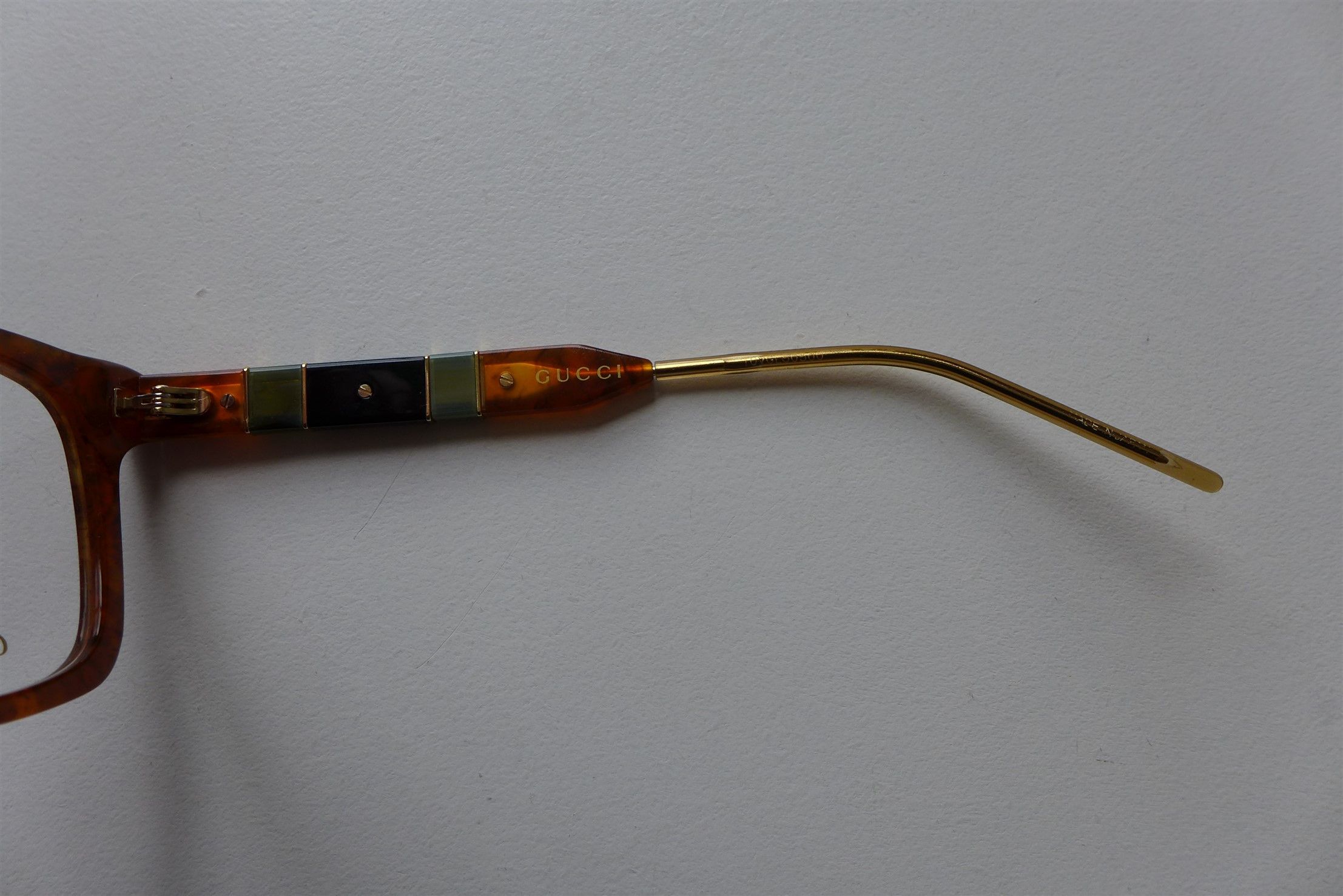 Gucci Gucci Square Frame Glasses - Havana Acetate Size ONE SIZE - 11 Thumbnail