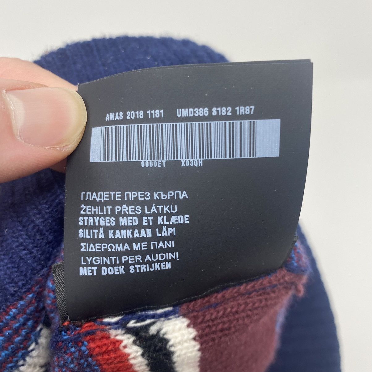 Prada PRADA Jacquard Logo Beanie Size ONE SIZE - 4 Thumbnail