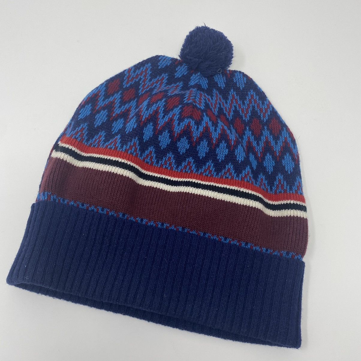 Prada PRADA Jacquard Logo Beanie Size ONE SIZE - 2 Thumbnail