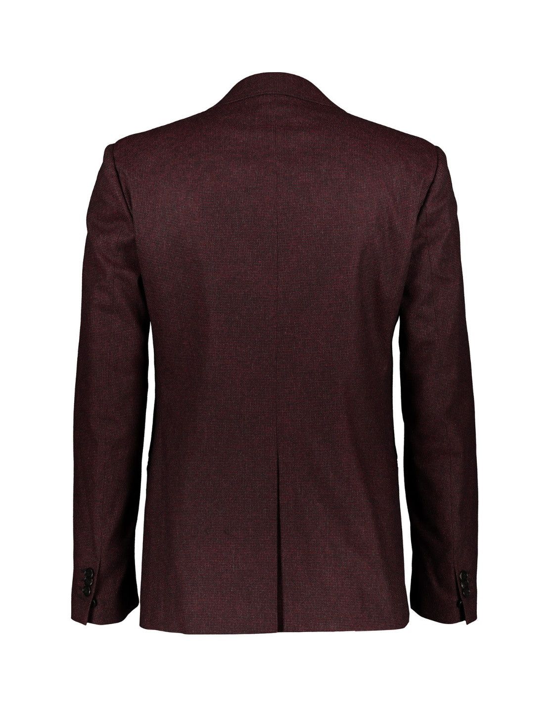 Maison Margiela Margiela FW17 Classic Blazer - Checked Burgundy Wool Size US M / EU 48-50 / 2 - 2 Thumbnail