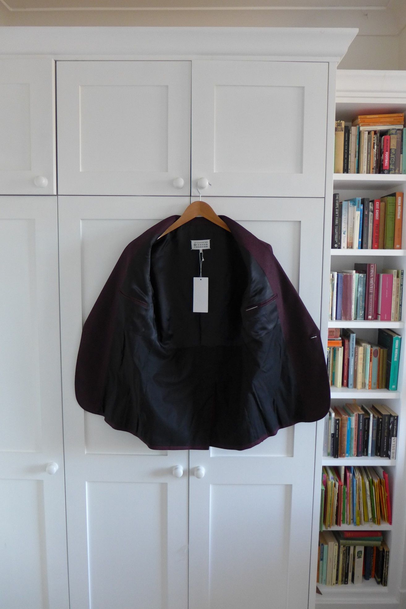 Maison Margiela Margiela FW17 Classic Blazer - Checked Burgundy Wool Size US M / EU 48-50 / 2 - 6 Thumbnail