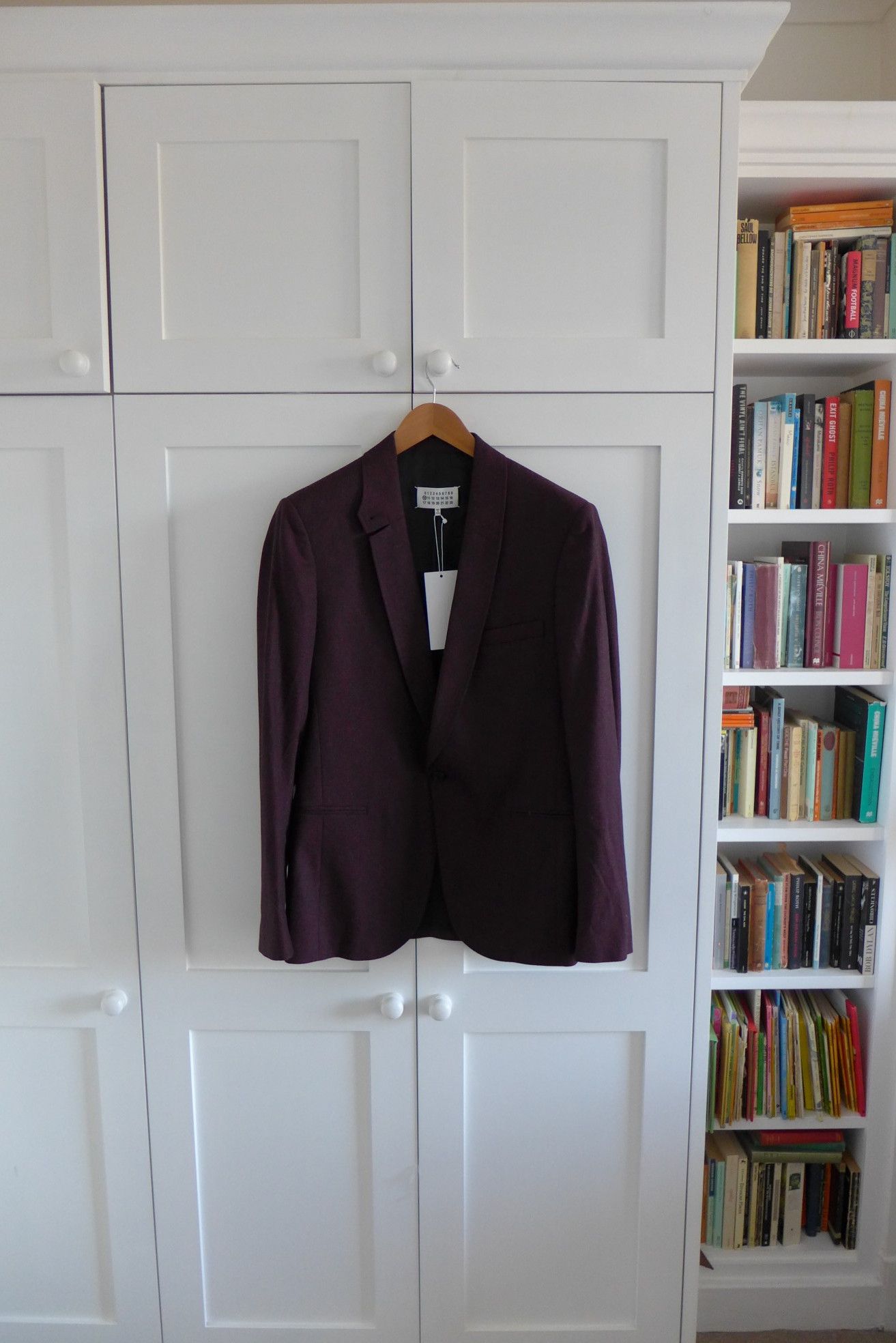 Maison Margiela Margiela FW17 Classic Blazer - Checked Burgundy Wool Size US M / EU 48-50 / 2 - 3 Thumbnail