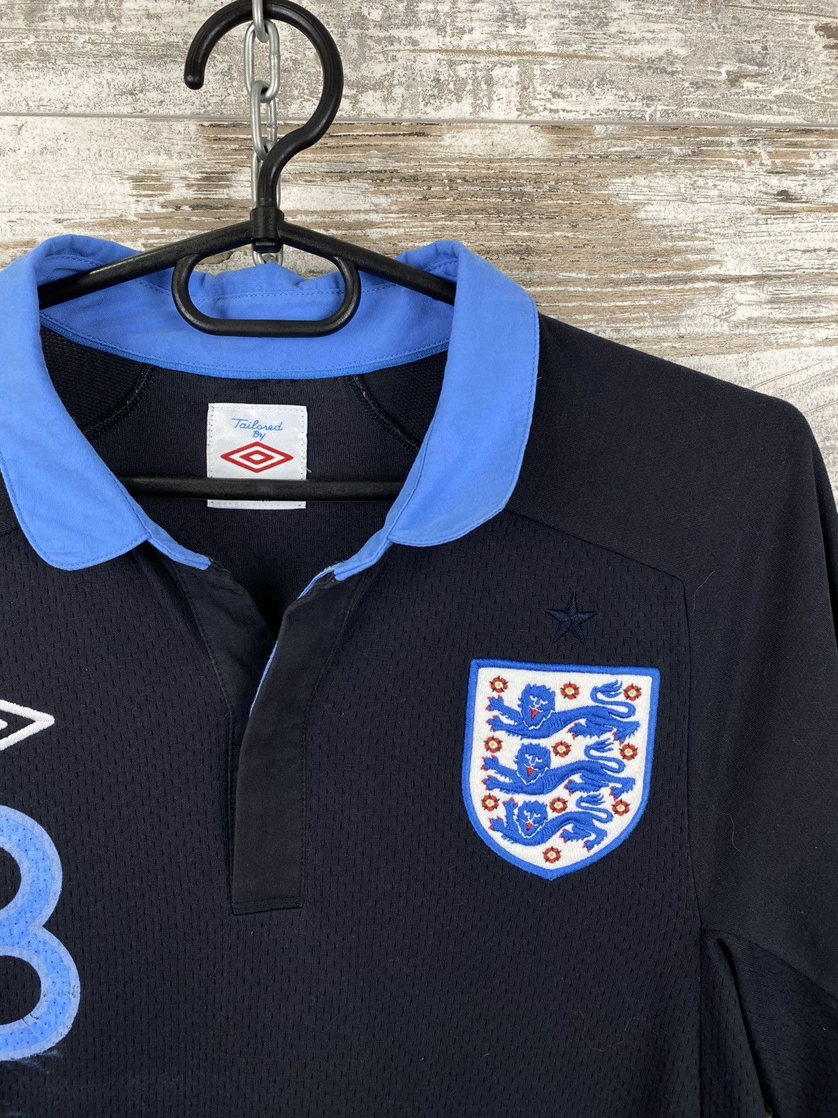 Umbro × Vintage Mens Vintage Umbro England Home National Team T Shirt Parker Size US M / EU 48-50 / 2 - 3 Thumbnail