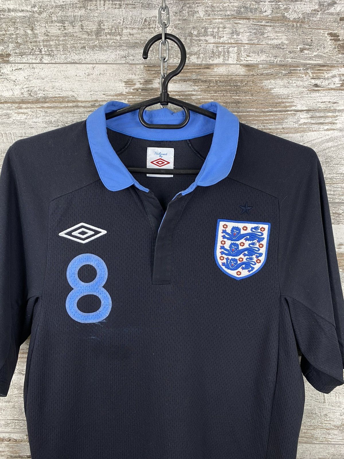 Umbro × Vintage Mens Vintage Umbro England Home National Team T Shirt Parker Size US M / EU 48-50 / 2 - 2 Thumbnail