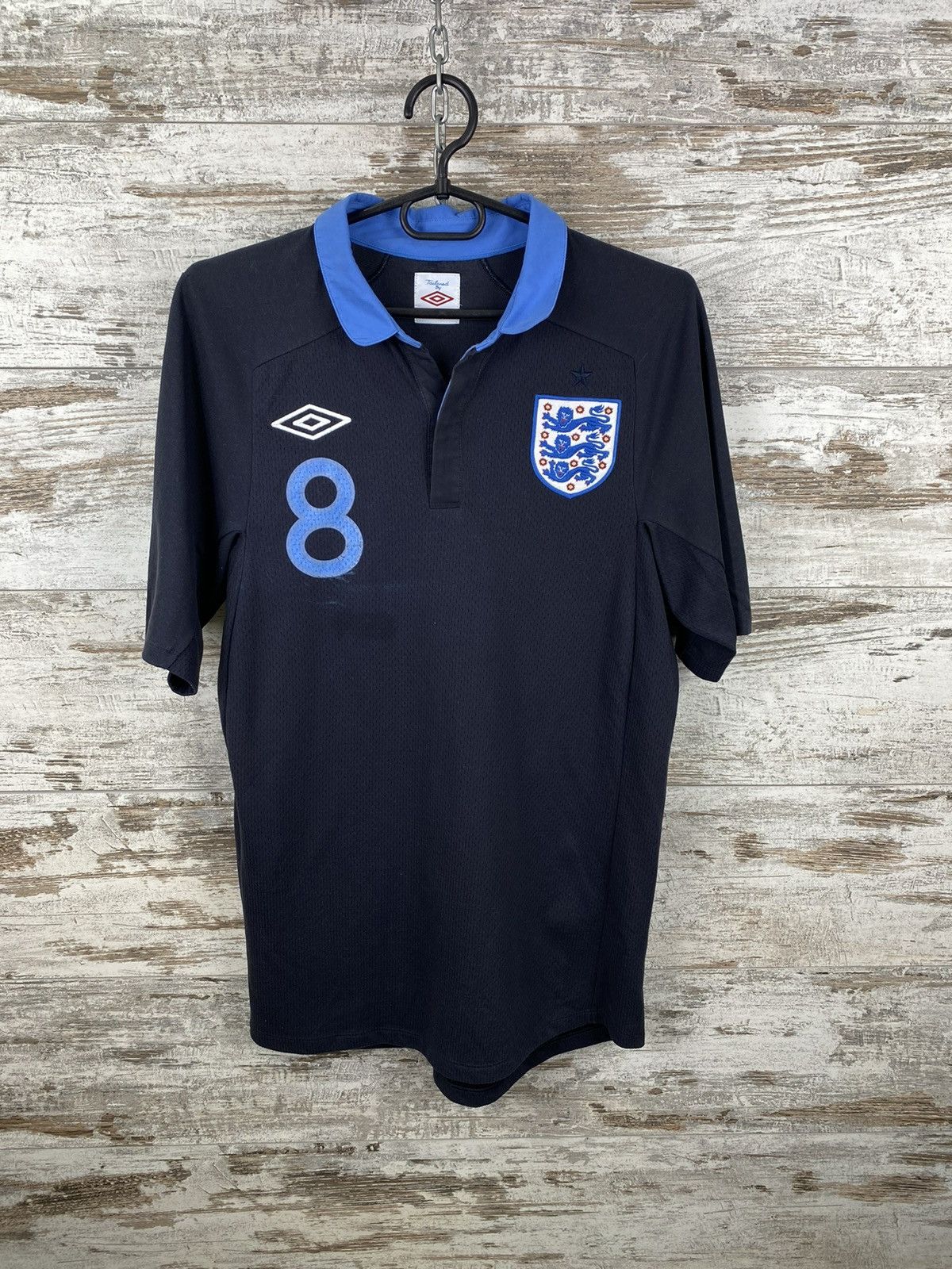 Umbro × Vintage Mens Vintage Umbro England Home National Team T Shirt Parker Size US M / EU 48-50 / 2 - 1 Thumbnail