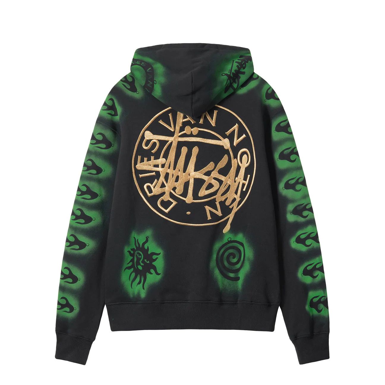 Dries Van Noten × Stussy STÜSSY & DRIES VAN NOTEN EMBROIDERED HOODIE Size US XL / EU 56 / 4 - 2 Thumbnail
