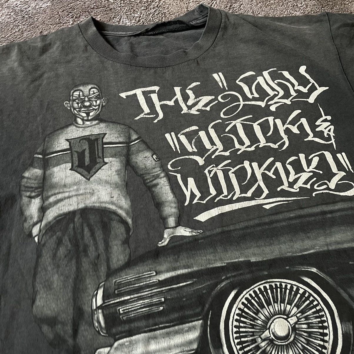 Vintage Vintage 90s Faded Graphic Tee Y2K Swag Streetwear Cropped L Size US L / EU 52-54 / 3 - 6 Thumbnail
