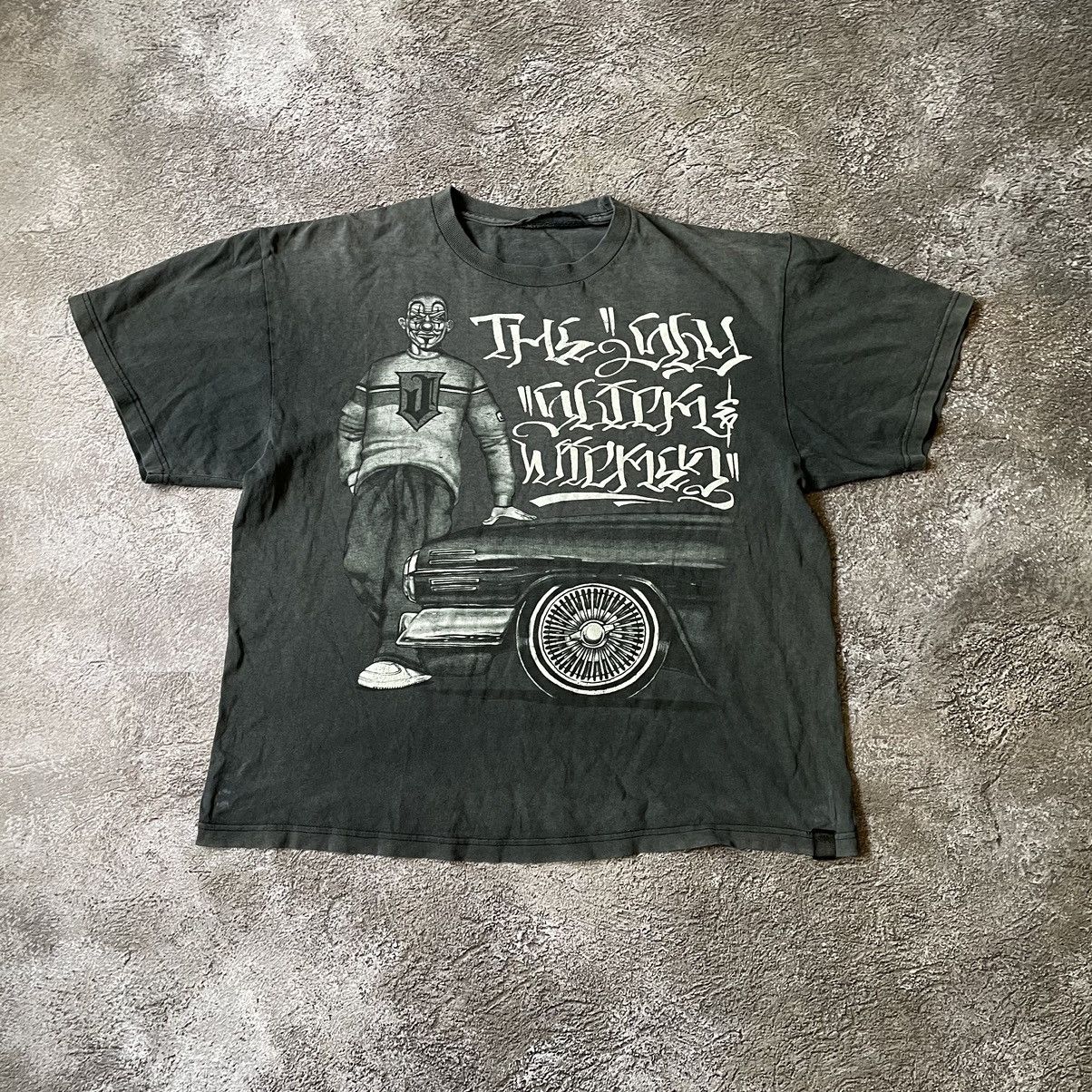 Vintage Vintage 90s Faded Graphic Tee Y2K Swag Streetwear Cropped L Size US L / EU 52-54 / 3 - 3 Thumbnail