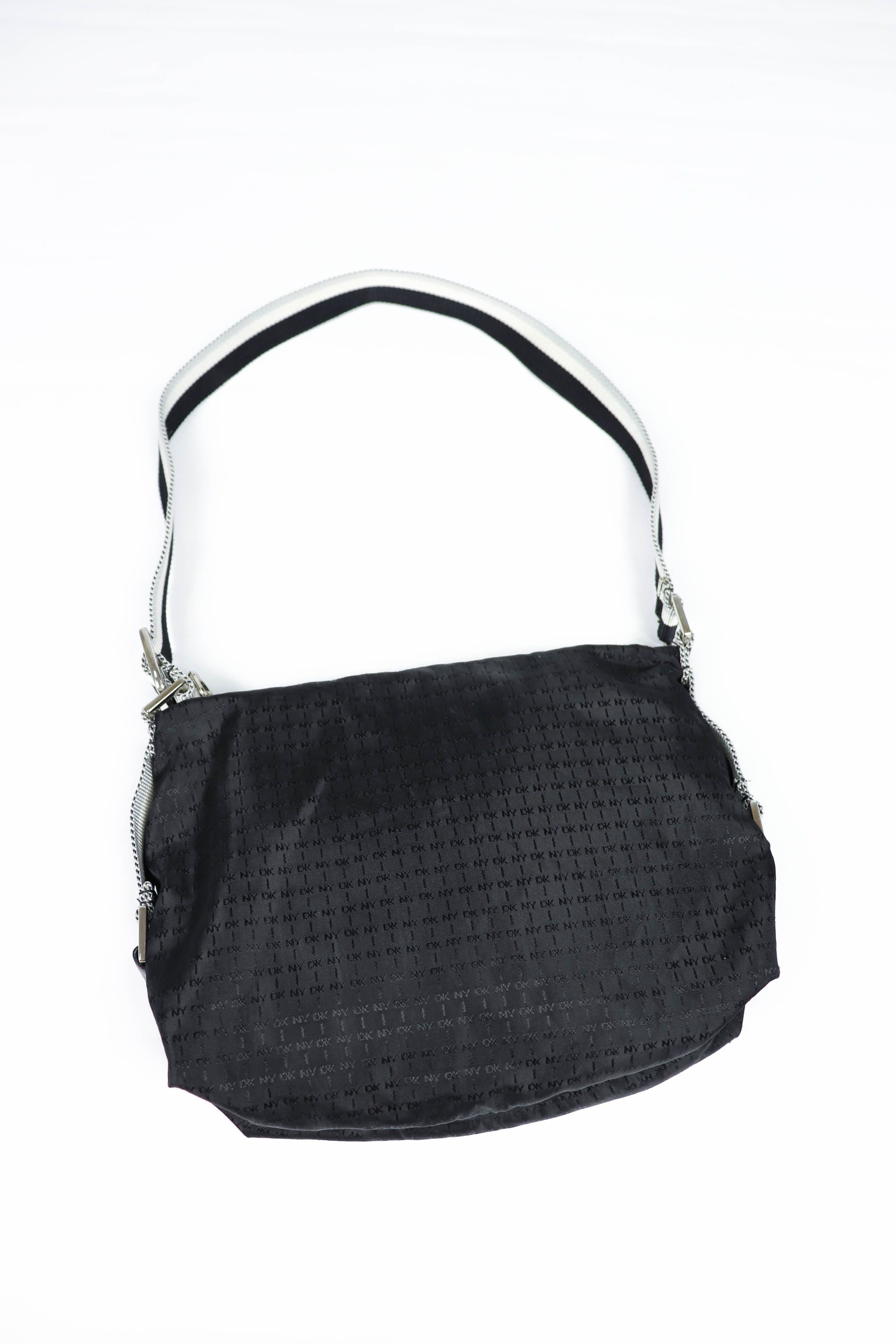 DKNY DKNY Donna Karan New York Black Monogram Shoulder Bag Size ONE SIZE - 2 Thumbnail