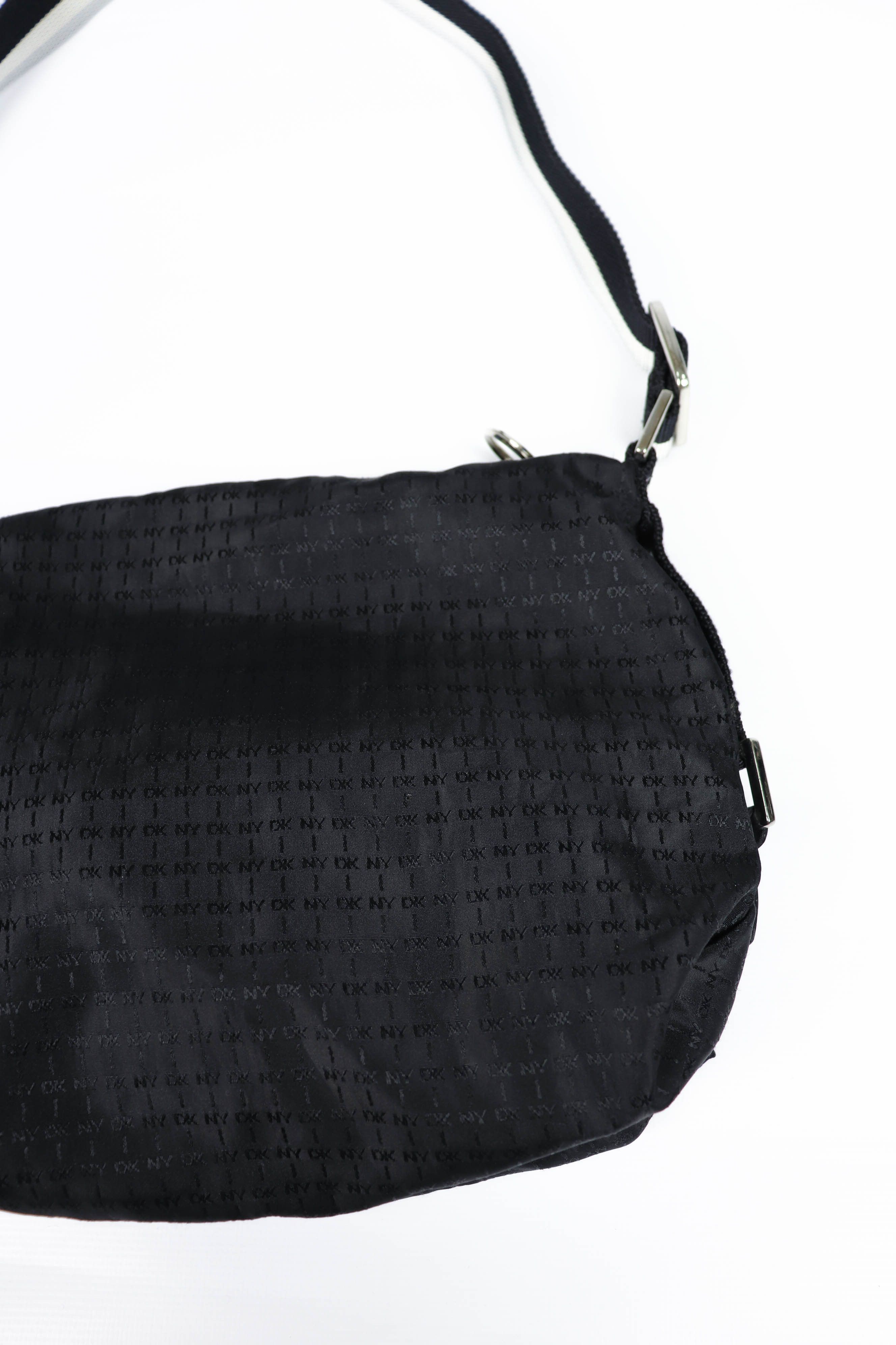 DKNY DKNY Donna Karan New York Black Monogram Shoulder Bag Size ONE SIZE - 4 Thumbnail