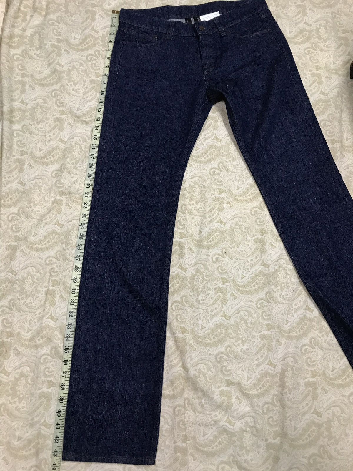 Fadeless × Japanese Brand × Vintage Vintage Fadeless Jeans Indigo Style Size US 31 - 19 Thumbnail