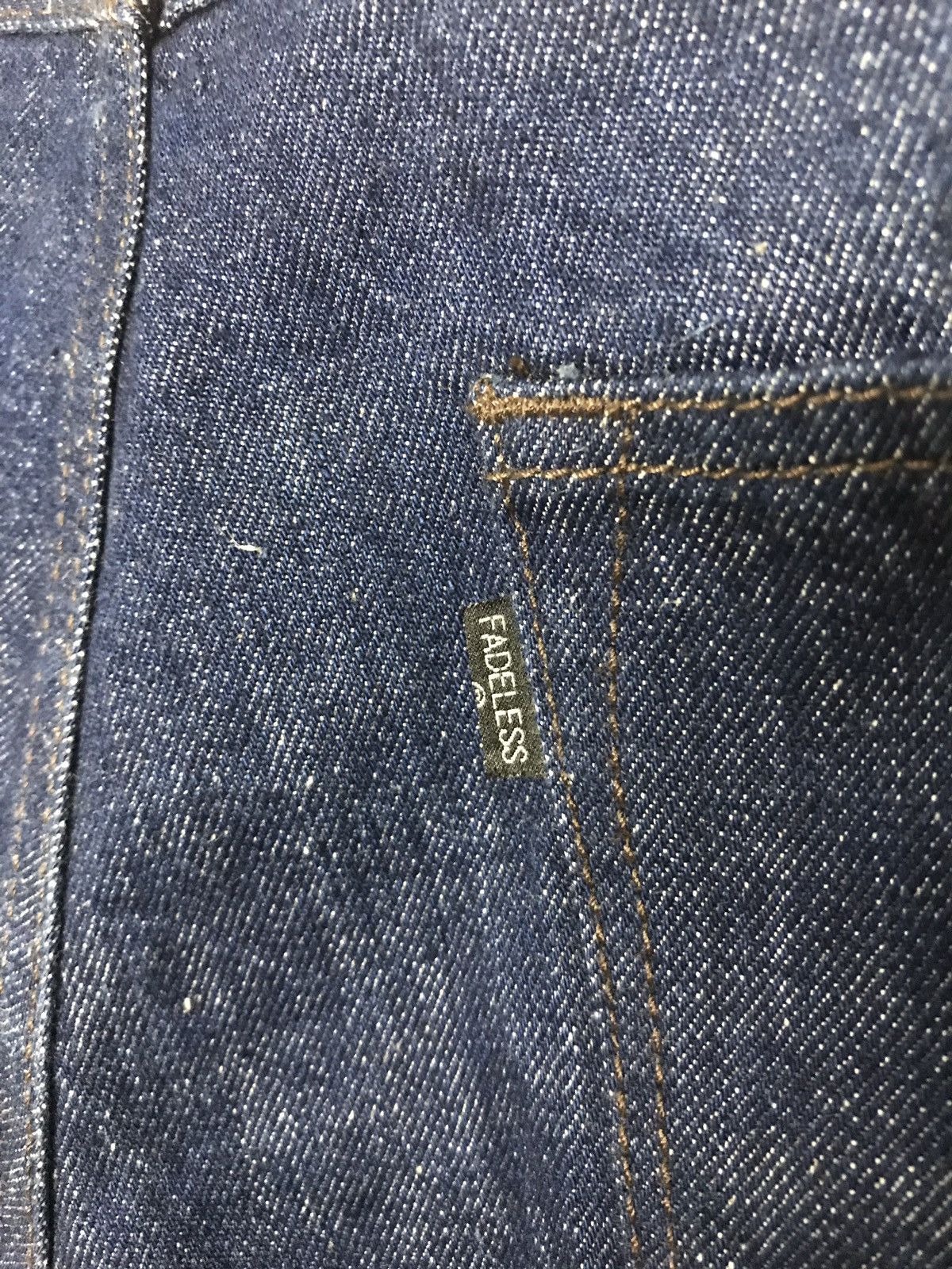 Fadeless × Japanese Brand × Vintage Vintage Fadeless Jeans Indigo Style Size US 31 - 10 Thumbnail