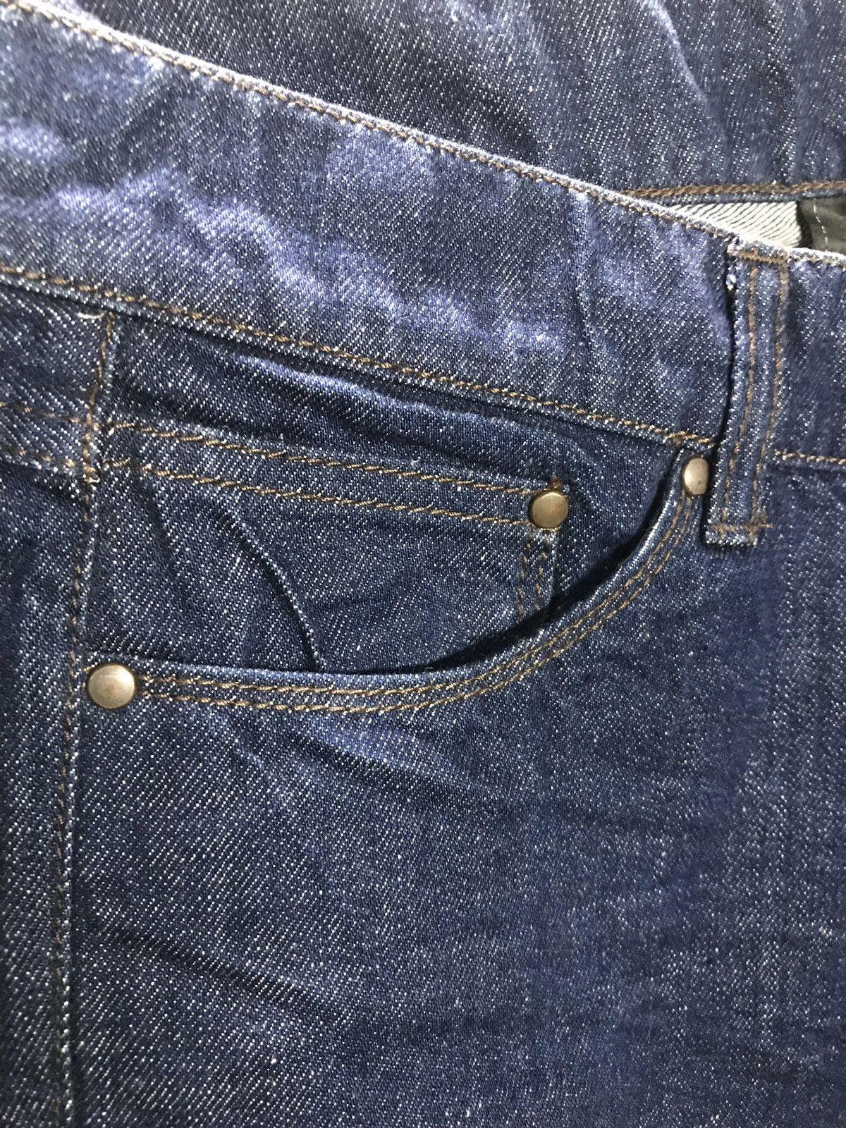 Fadeless × Japanese Brand × Vintage Vintage Fadeless Jeans Indigo Style Size US 31 - 5 Thumbnail