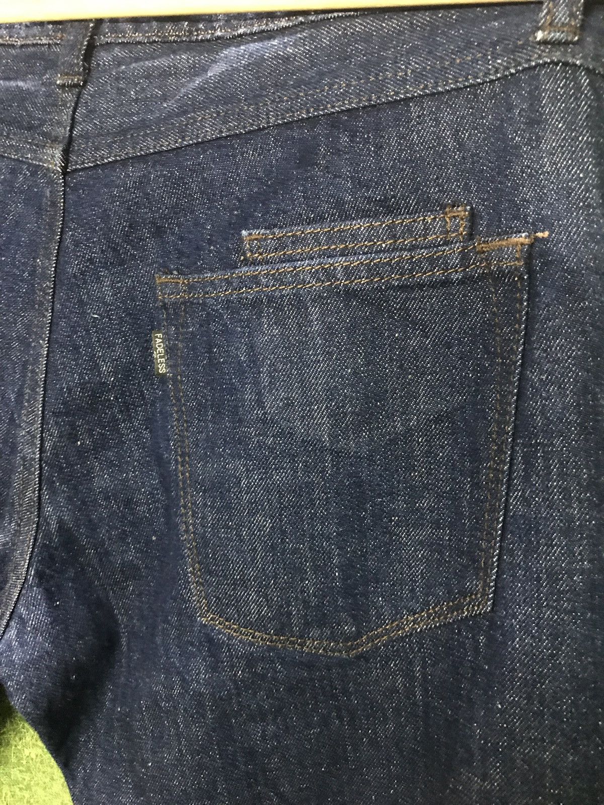 Fadeless × Japanese Brand × Vintage Vintage Fadeless Jeans Indigo Style Size US 31 - 9 Thumbnail