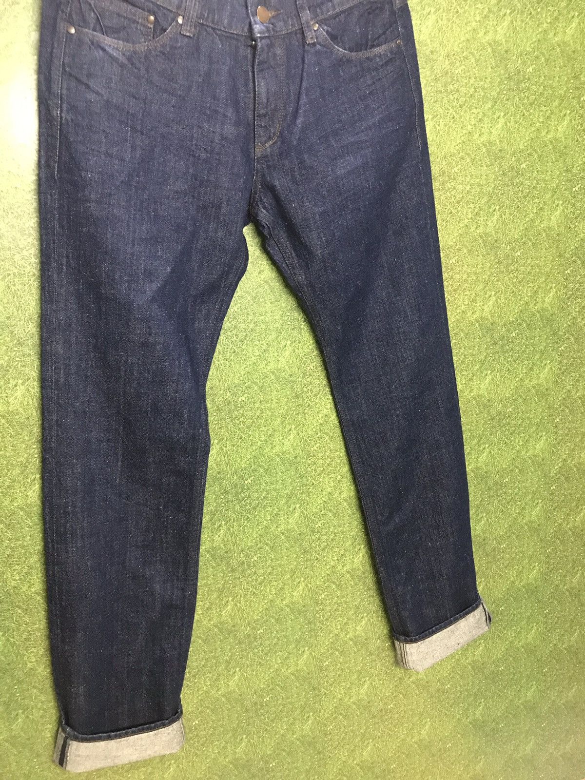 Fadeless × Japanese Brand × Vintage Vintage Fadeless Jeans Indigo Style Size US 31 - 3 Thumbnail