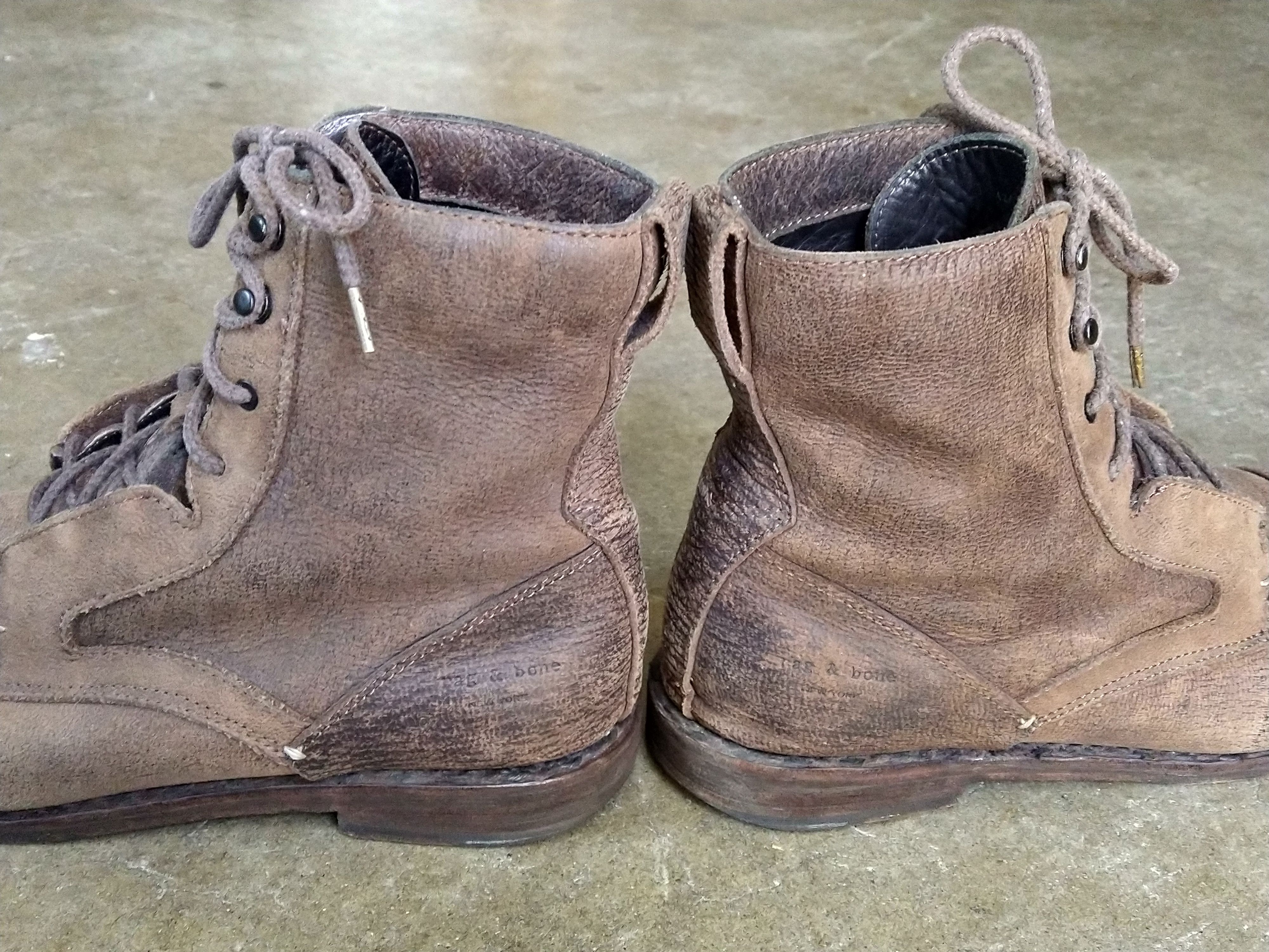 Rag & Bone Rag & Bone Boots Size 9 42 Brown Suede Leather Lace Up Size US 9 / EU 42 - 6 Thumbnail