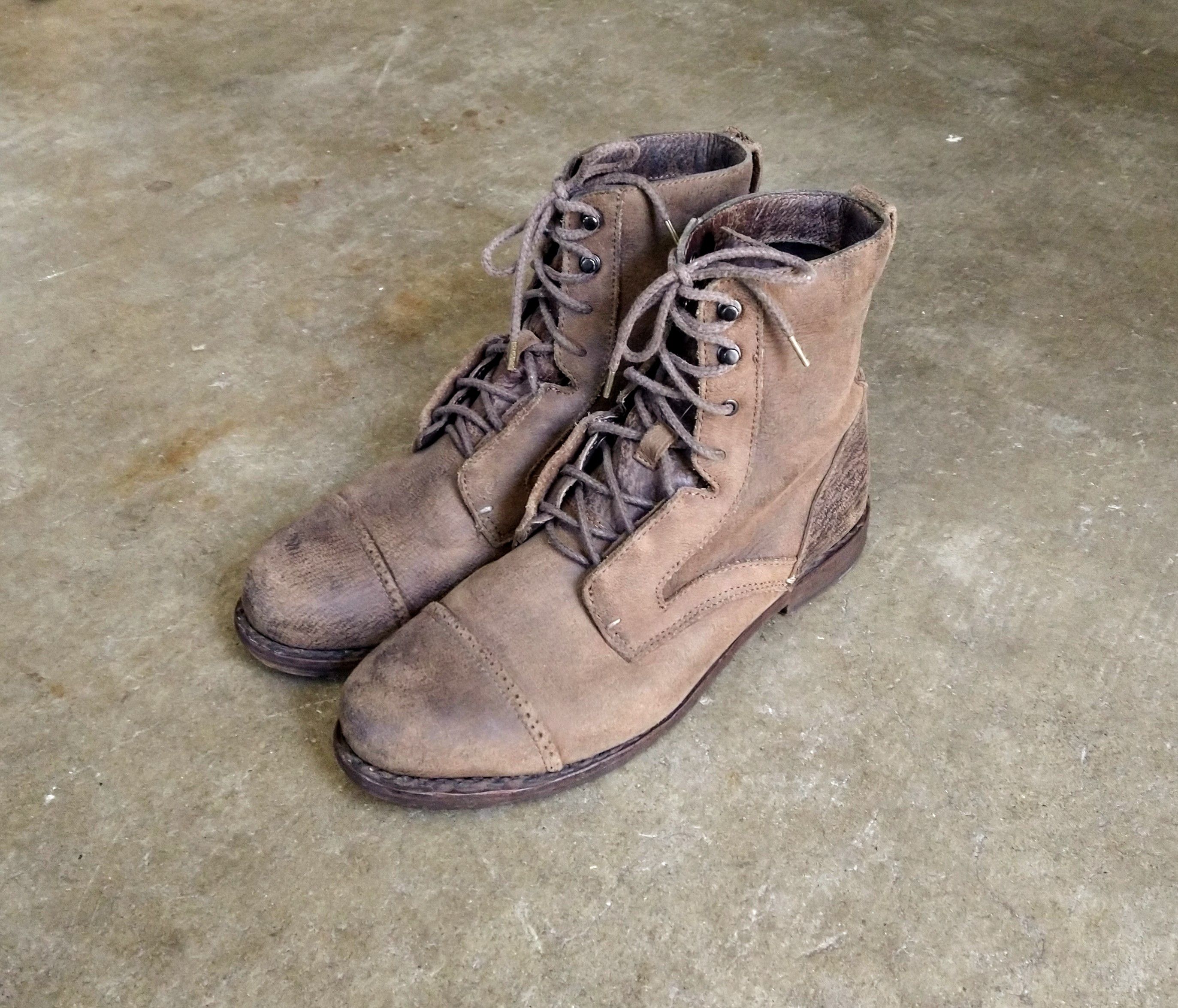 image of Rag Bone Rag & Bone Boots Size 9 42 Brown Suede Leather Lace Up, Men's